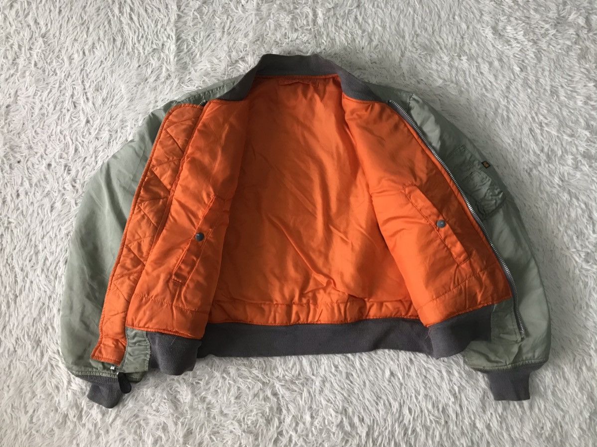 Alpha Industries Vtg Alpha Industries MA-1 Usaf Bomber Jacket Size US L / EU 52-54 / 3 - 16 Thumbnail