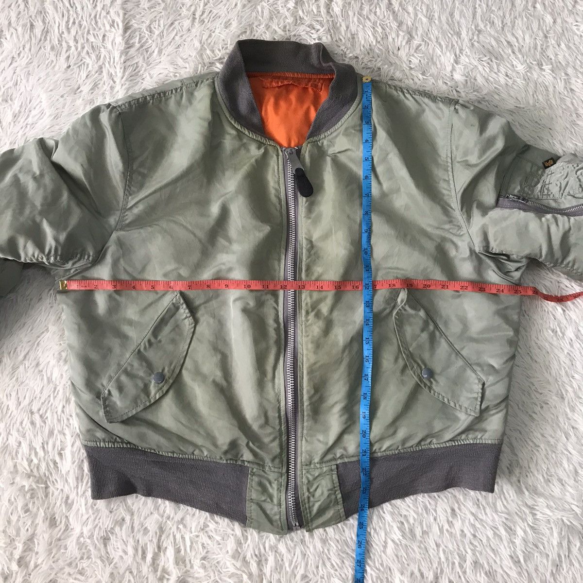 Alpha Industries Vtg Alpha Industries MA-1 Usaf Bomber Jacket Size US L / EU 52-54 / 3 - 19 Thumbnail