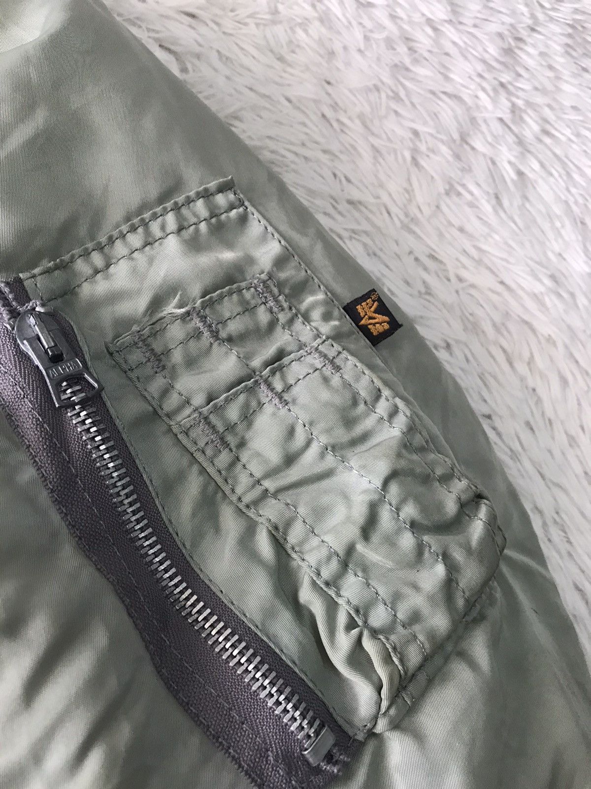 Alpha Industries Vtg Alpha Industries MA-1 Usaf Bomber Jacket Size US L / EU 52-54 / 3 - 9 Thumbnail