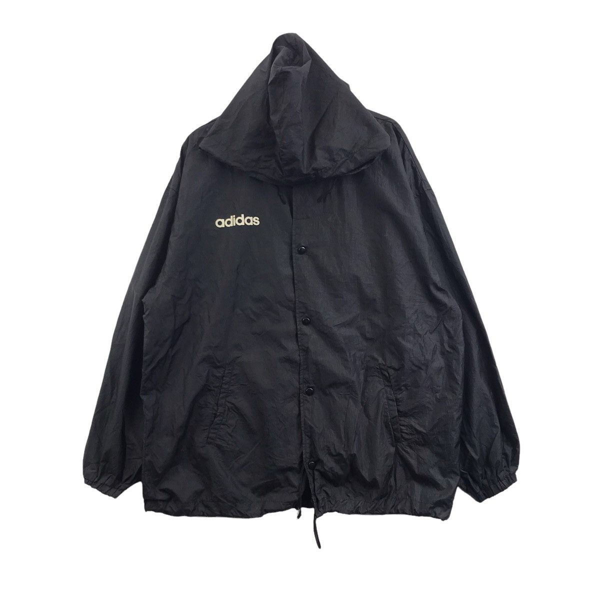 Adidas ADIDAS TREFOIL Big Print Streetwear Sport Windbreaker Jacket Size US L / EU 52-54 / 3 - 3 Thumbnail