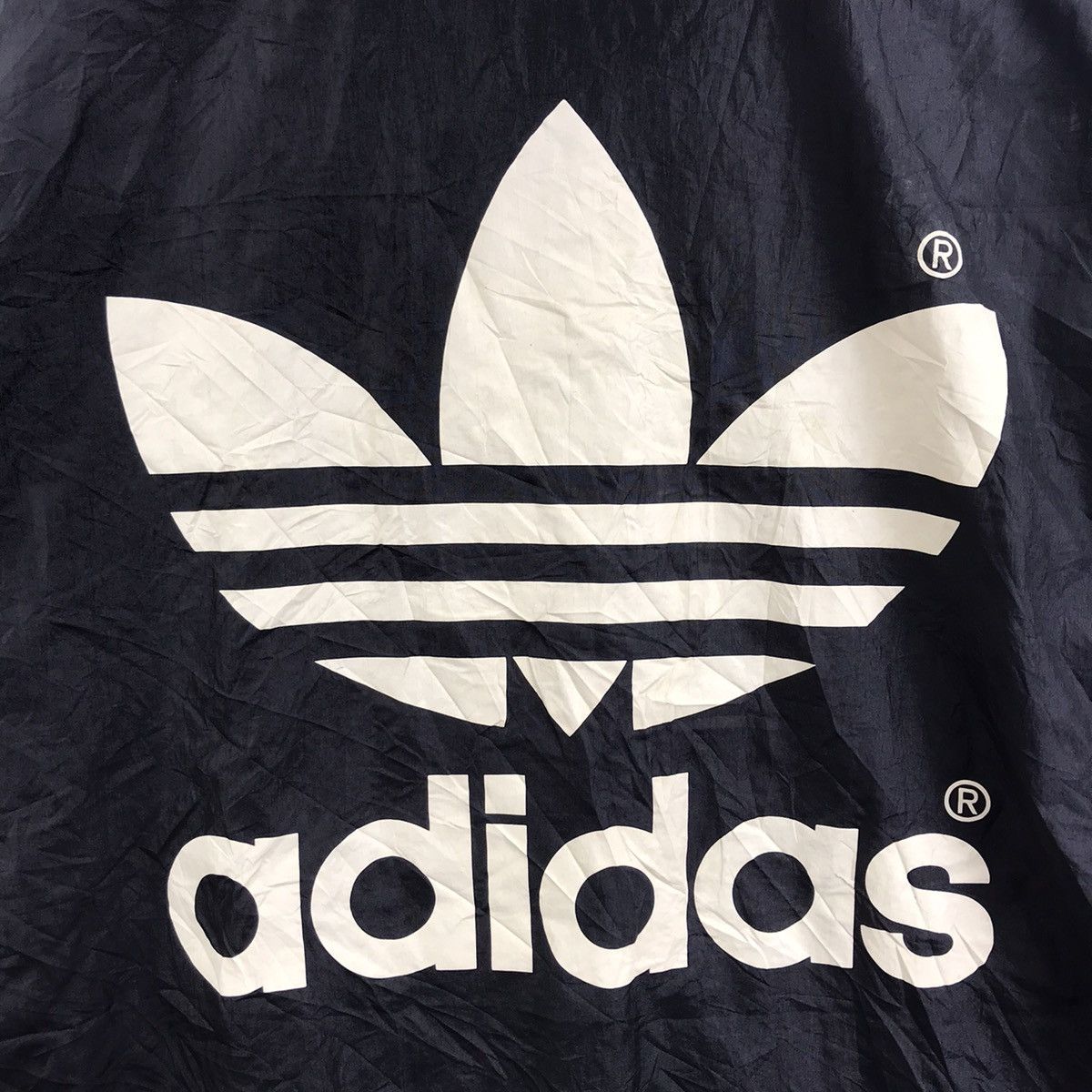 Adidas ADIDAS TREFOIL Big Print Streetwear Sport Windbreaker Jacket Size US L / EU 52-54 / 3 - 2 Thumbnail