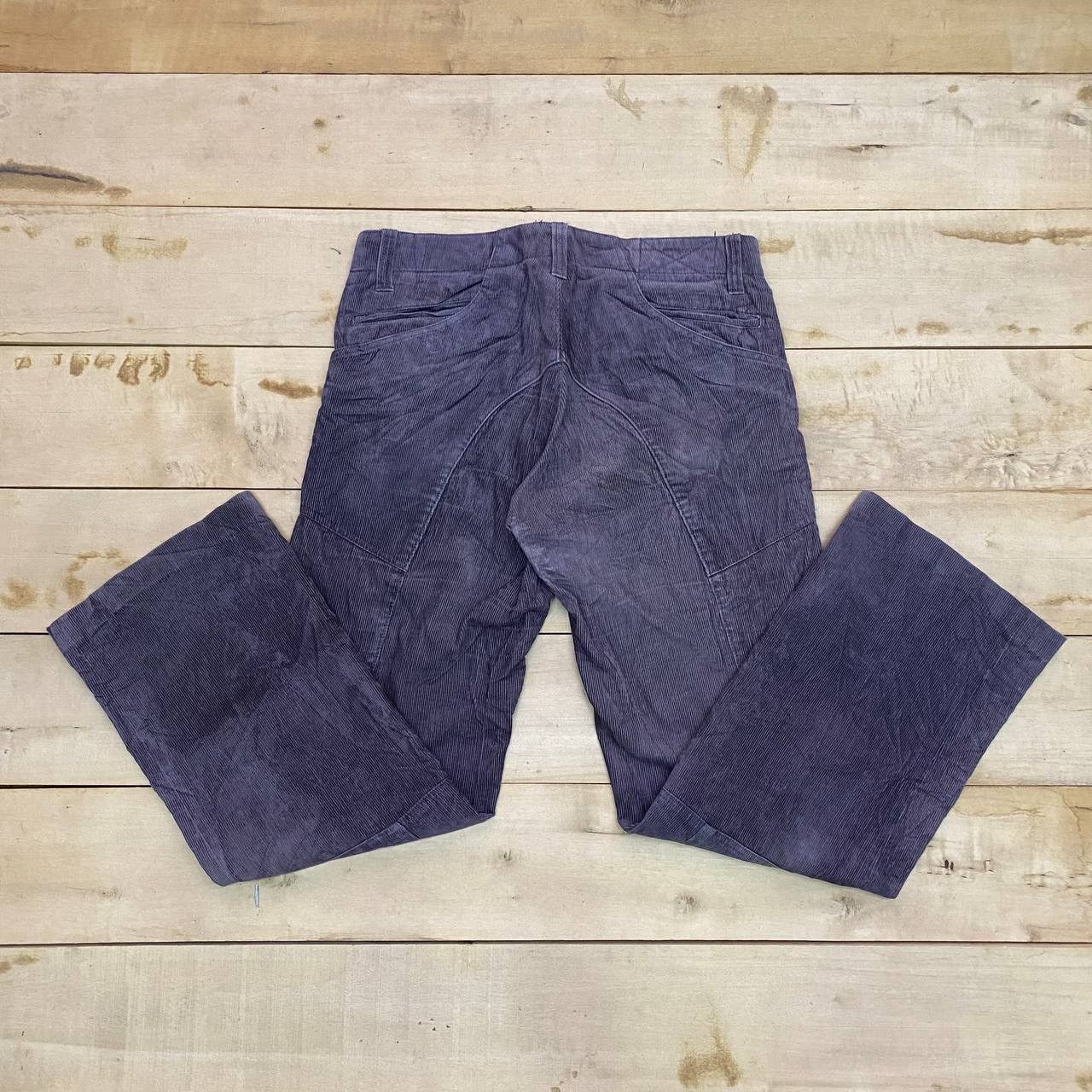 Japanese Brand X458 JAPAN MEDIUM RARE X mr HAPPY GREEN CORDUROY BAKER PANTS Size US 34 / EU 50 - 3 Thumbnail