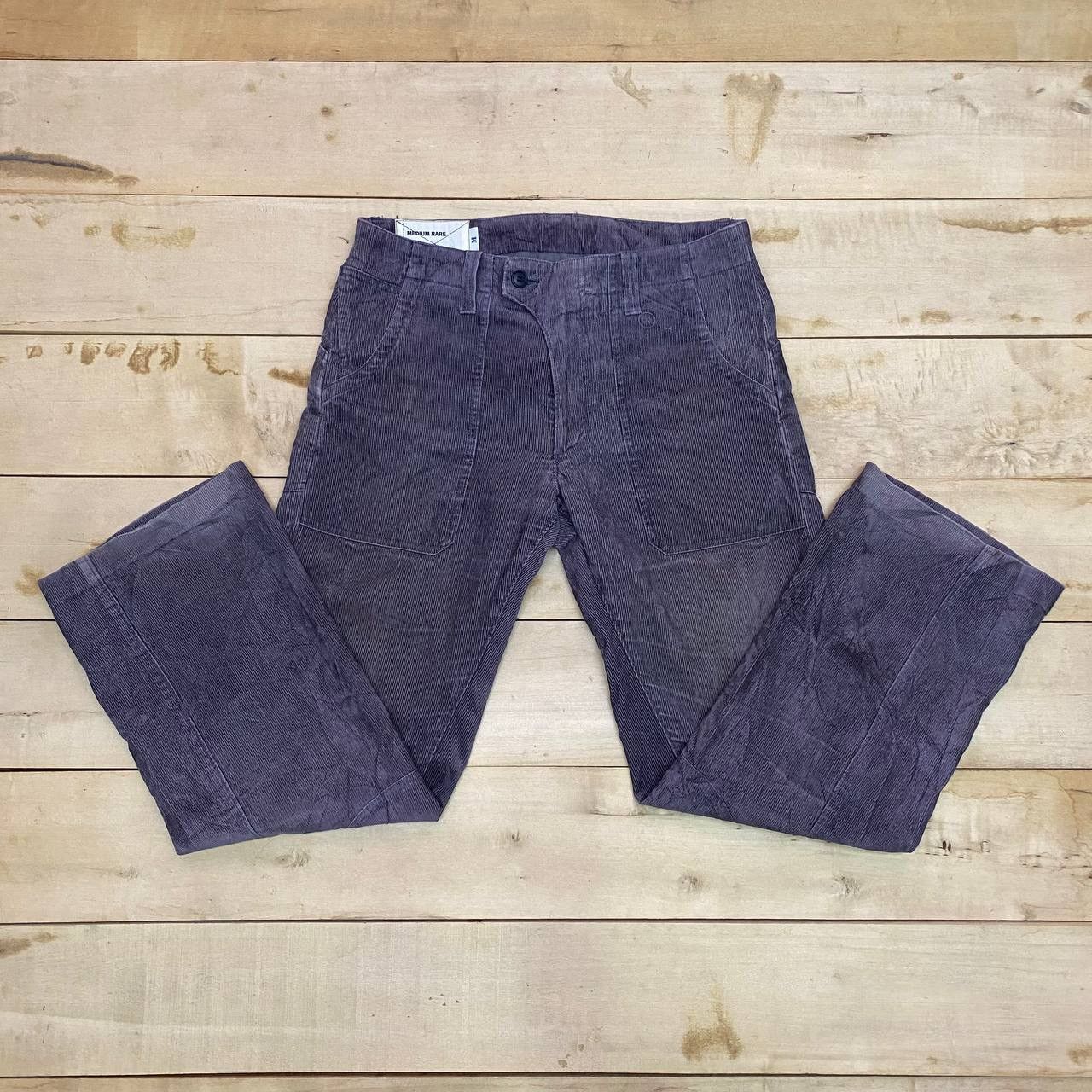 Japanese Brand X458 JAPAN MEDIUM RARE X mr HAPPY GREEN CORDUROY BAKER PANTS Size US 34 / EU 50 - 1 Thumbnail