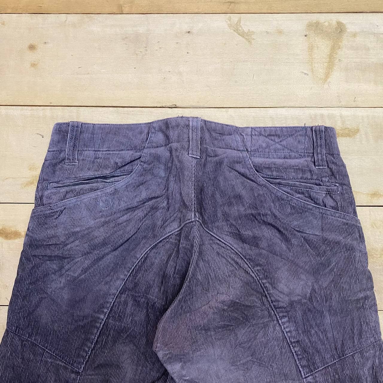 Japanese Brand X458 JAPAN MEDIUM RARE X mr HAPPY GREEN CORDUROY BAKER PANTS Size US 34 / EU 50 - 4 Thumbnail