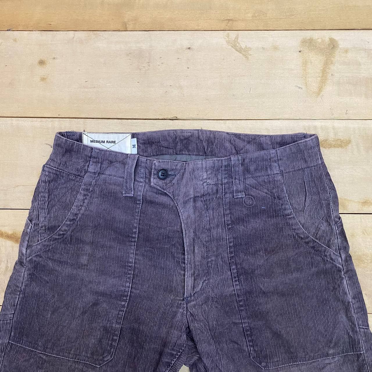 Japanese Brand X458 JAPAN MEDIUM RARE X mr HAPPY GREEN CORDUROY BAKER PANTS Size US 34 / EU 50 - 2 Thumbnail