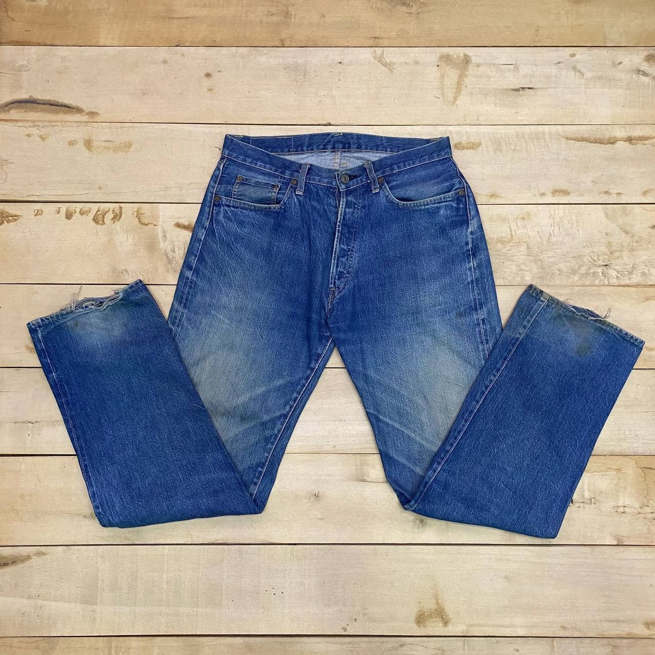 Beams Plus X459 VTG JAPAN BEAMS SELVEDGE DENIM Size US 32 / EU 48 - 3 Thumbnail