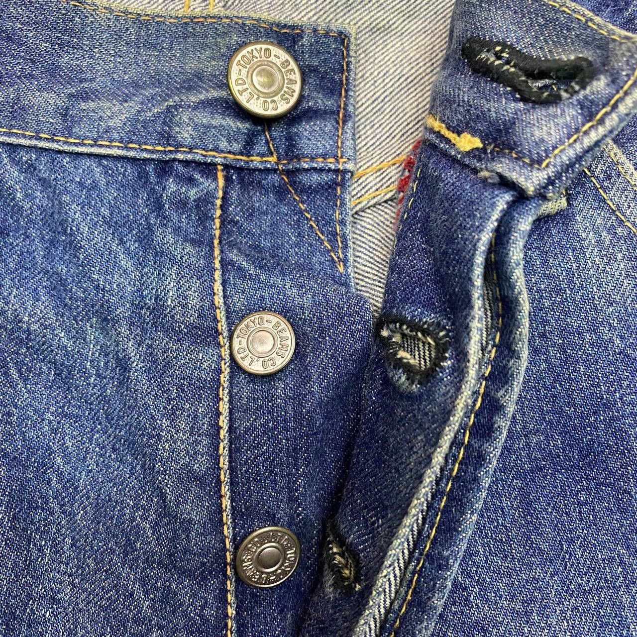 Beams Plus X459 VTG JAPAN BEAMS SELVEDGE DENIM Size US 32 / EU 48 - 5 Thumbnail