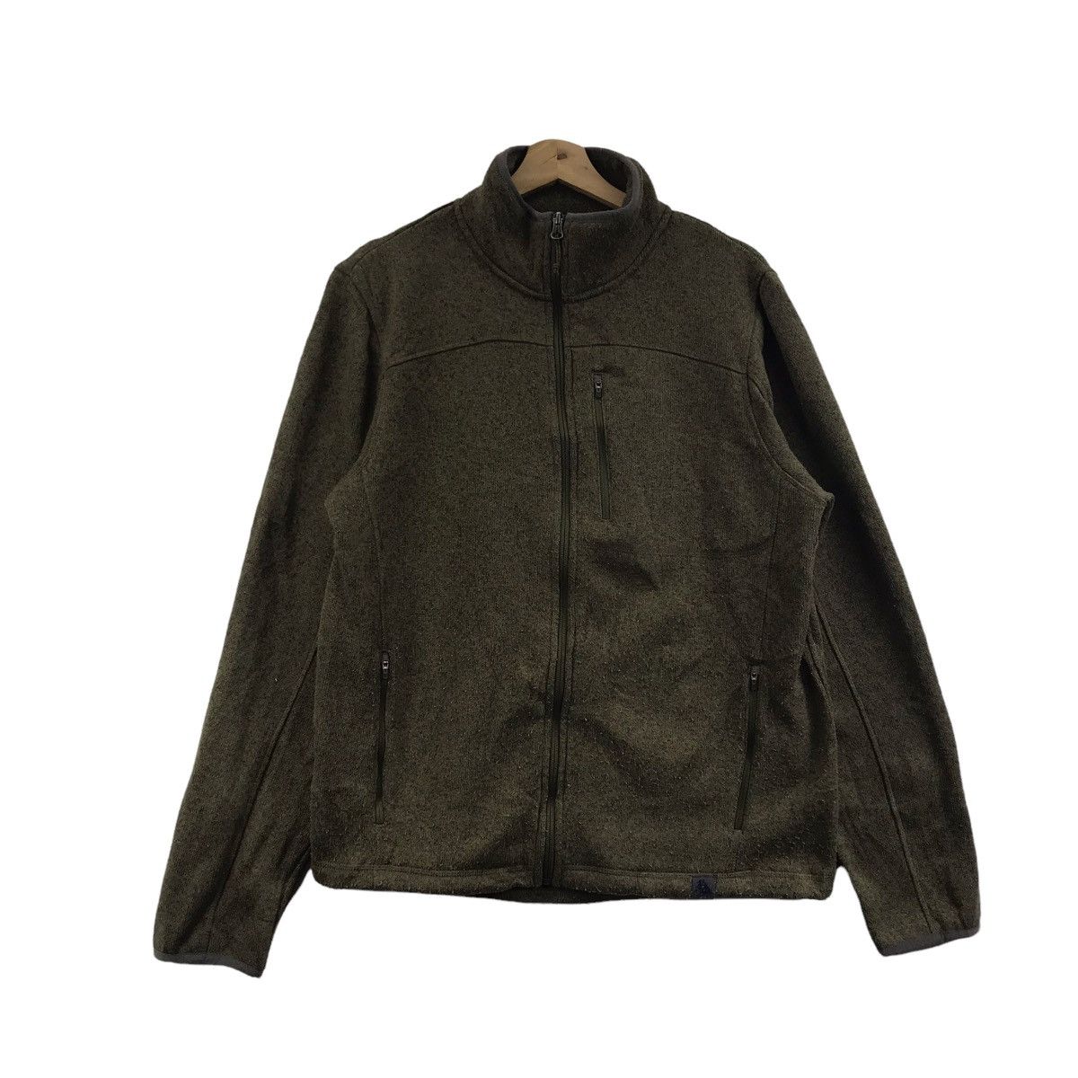 L.L. Bean LL BEAN USA Fit Green l Full Zipper Sweatshirt L.L