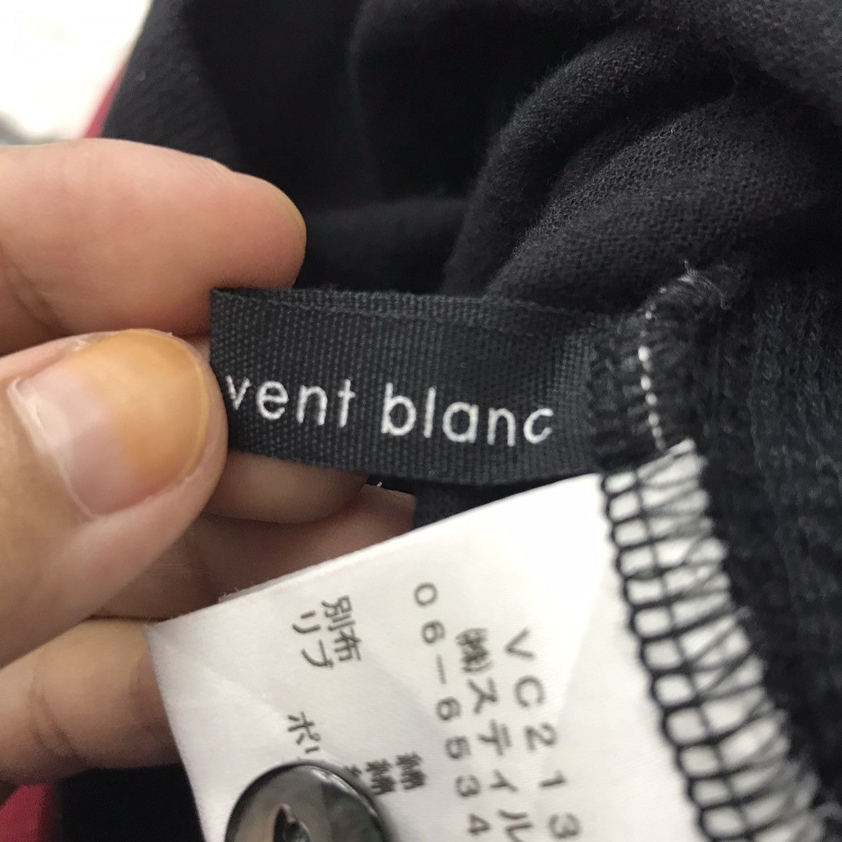 Vintage VENT BLANC Japanese Brand Baggy Black Sweater Cardigan Size US XL / EU 56 / 4 - 3 Thumbnail