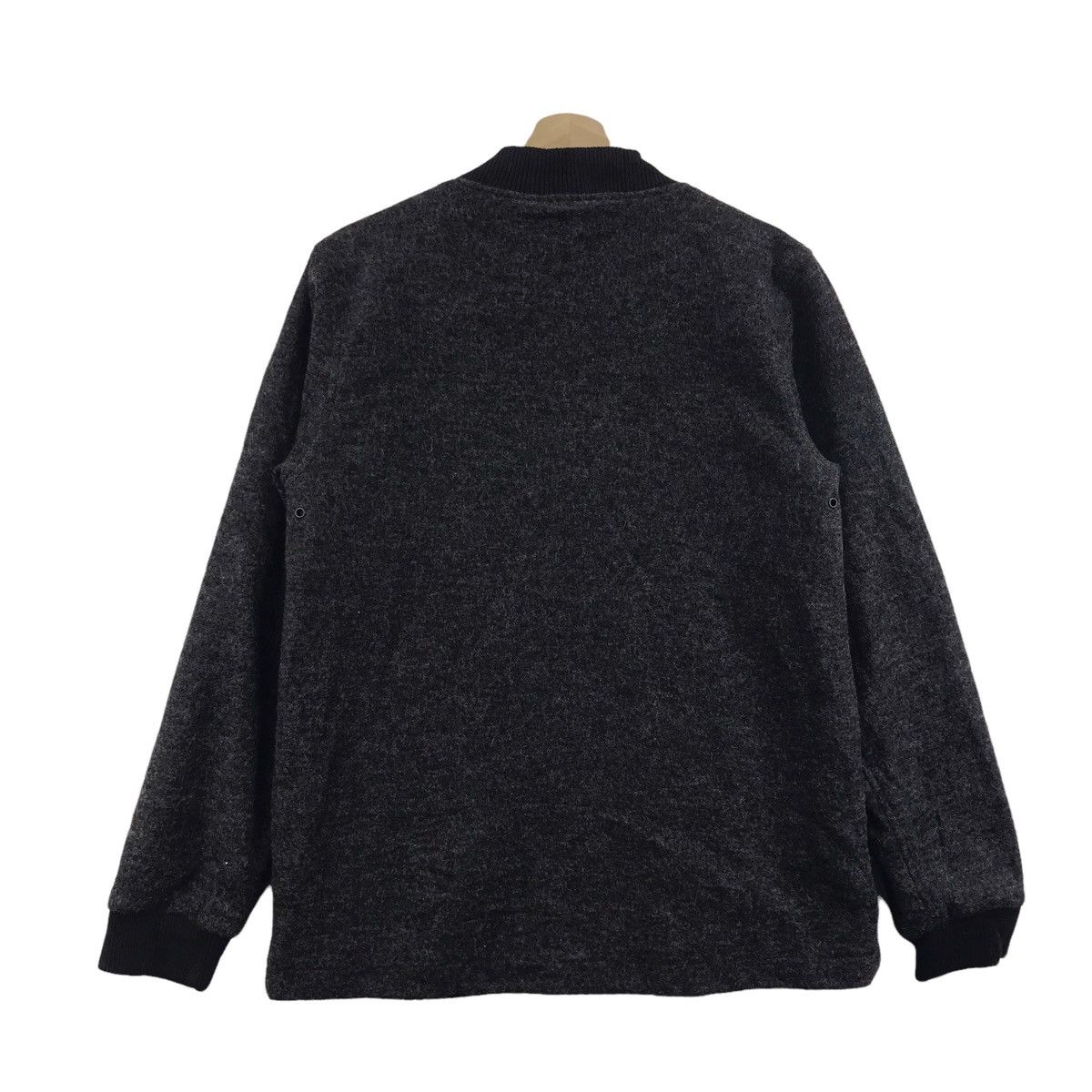 URBAN RESEARCH DOORS URBAN RESEARCH Japanese Brand Wool Black Bomber Jacket Size US S / EU 44-46 / 1 - 8 Thumbnail