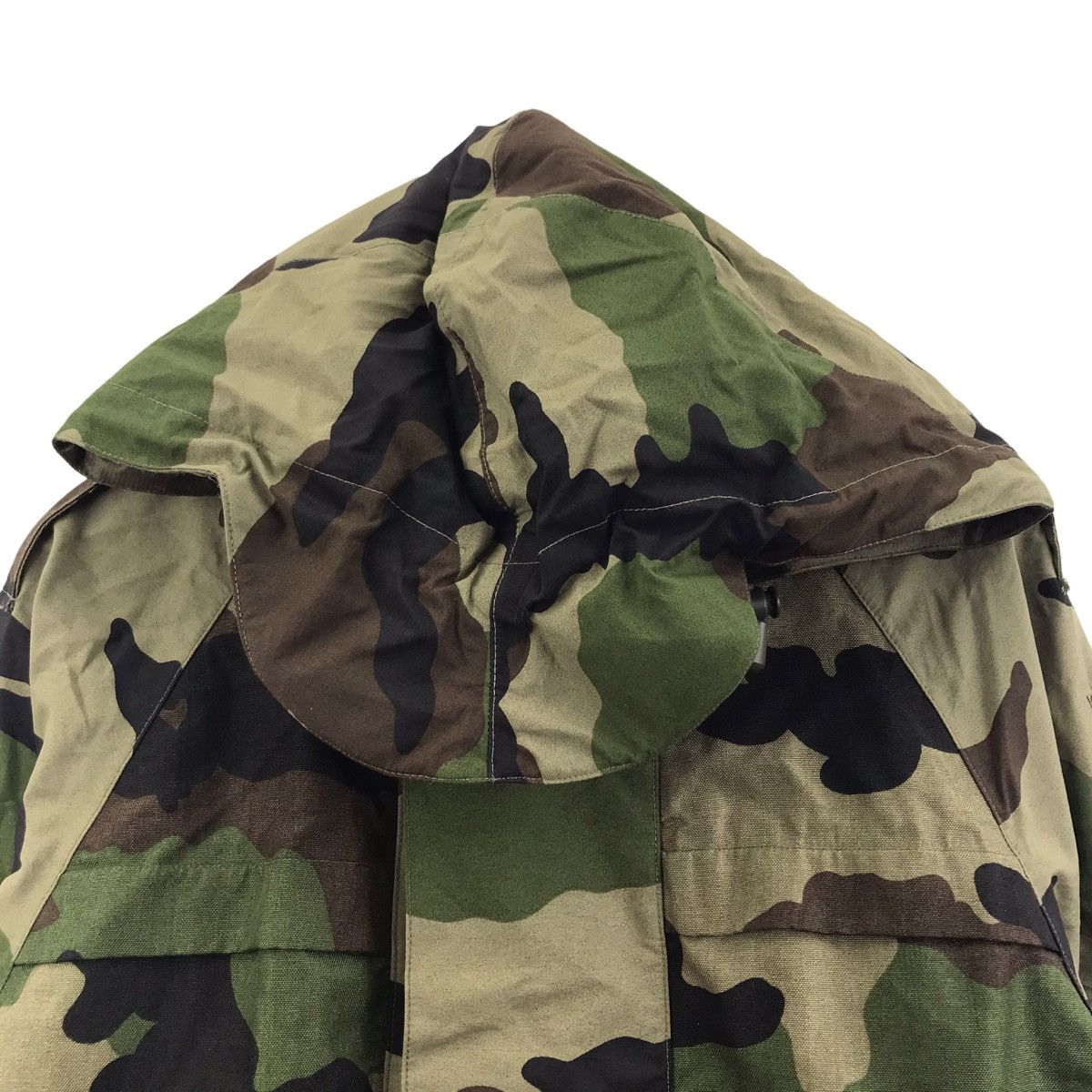 Vintage Vintage US ARMY MILITARY Camouflage Hooded Jacket Size US L / EU 52-54 / 3 - 2 Thumbnail