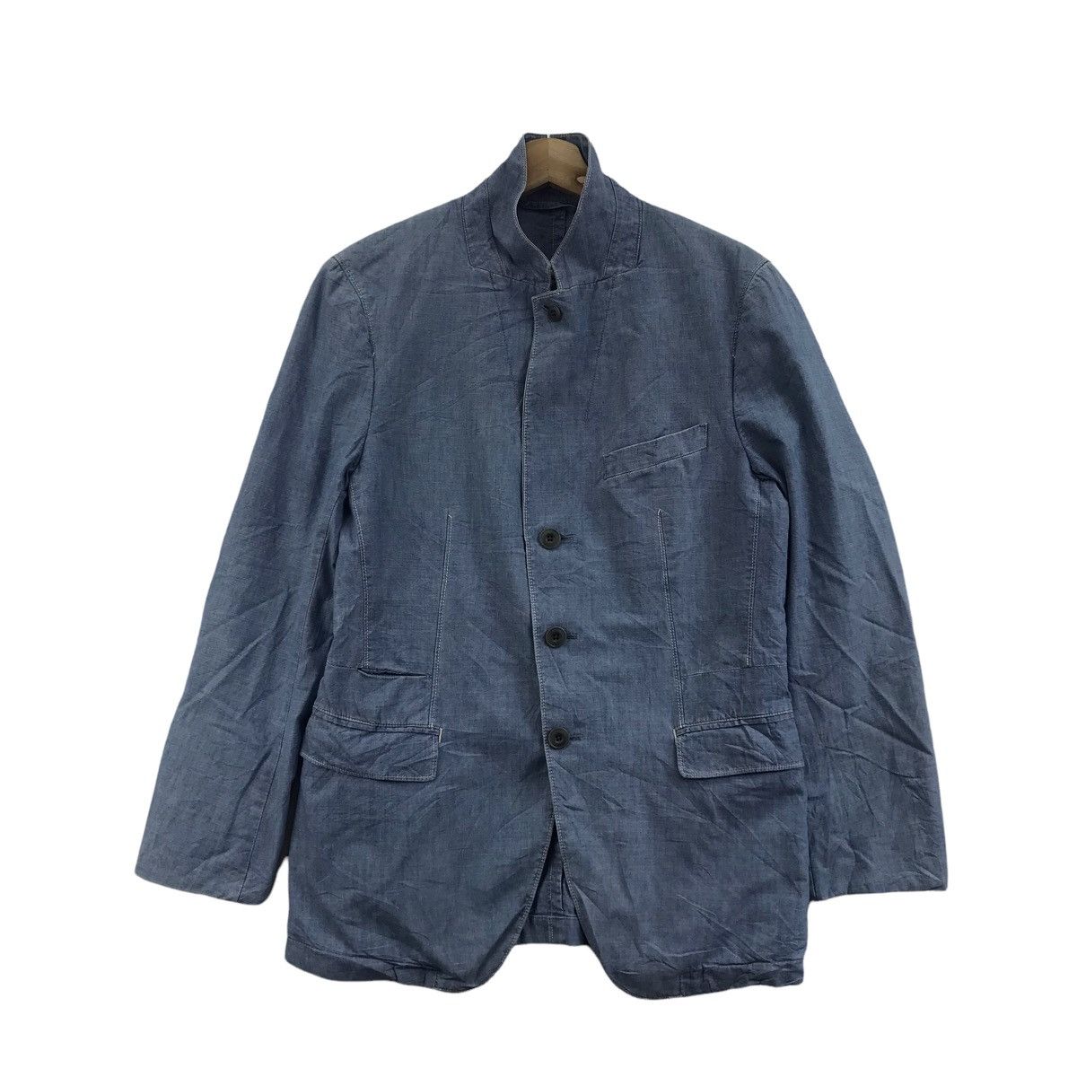 Uniqlo UNIQLO & LEMAIRE Japanese Brand Blue Coat Jacket Size US S / EU 44-46 / 1 - 1 Thumbnail