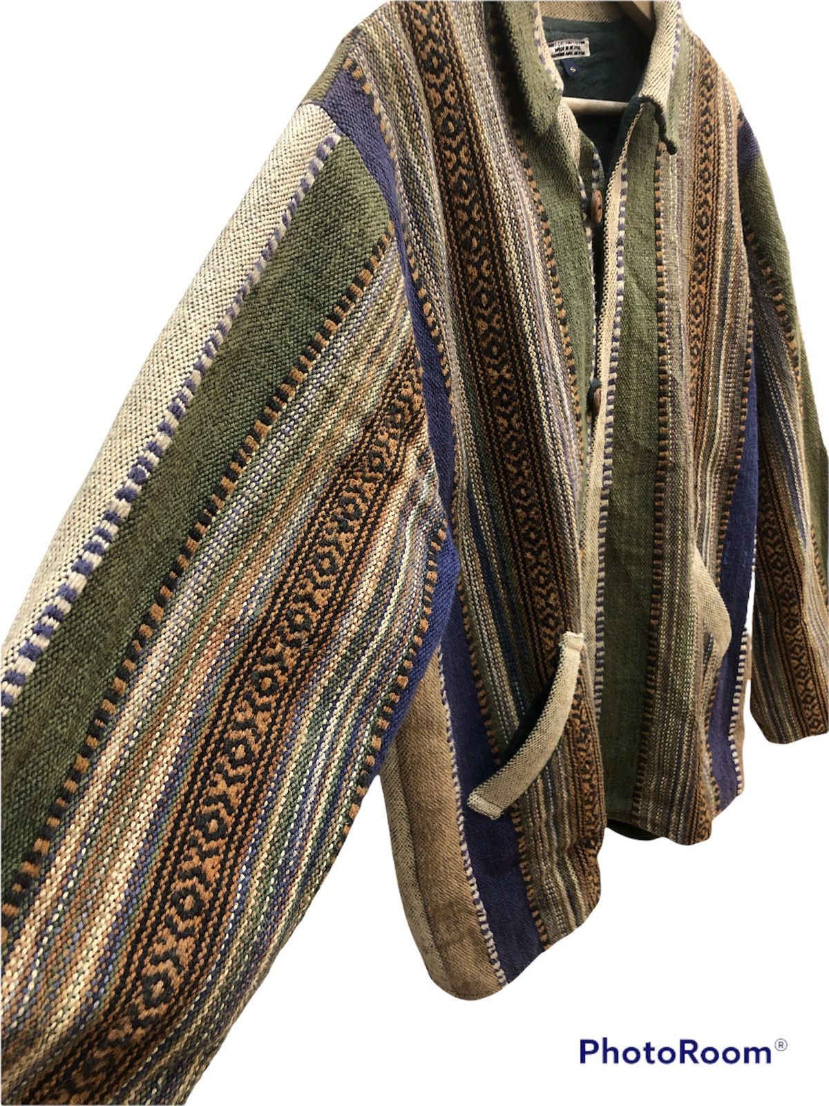 Homemade blanket jacket navajo style made in nepal Size US S / EU 44-46 / 1 - 3 Thumbnail