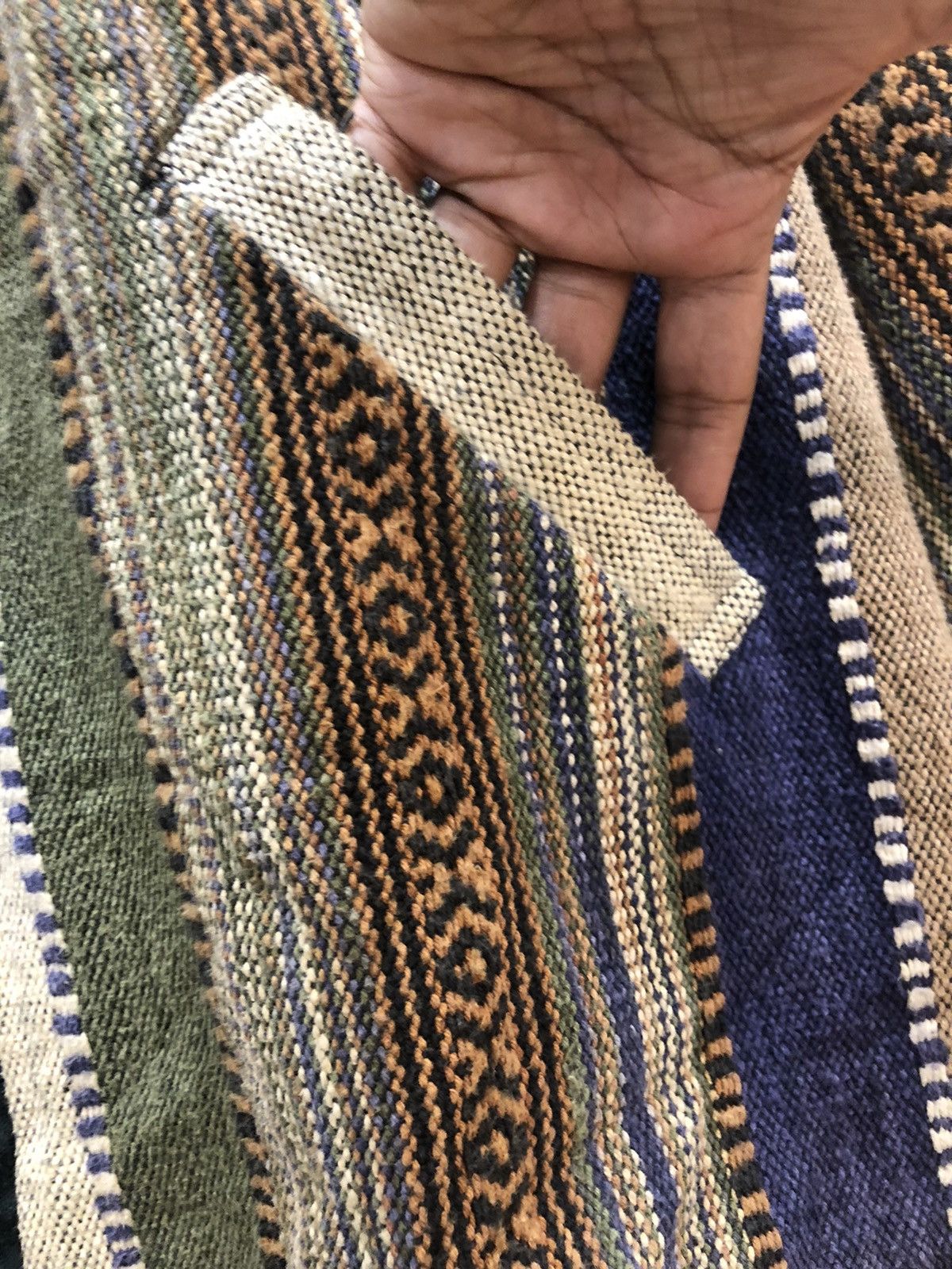 Homemade blanket jacket navajo style made in nepal Size US S / EU 44-46 / 1 - 5 Thumbnail