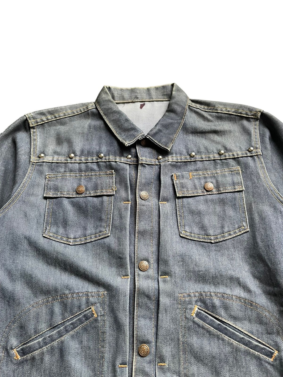Vintage Vintage 70’s Unknown Selvedge Denim Jacket Size US M / EU 48-50 / 2 - 3 Thumbnail