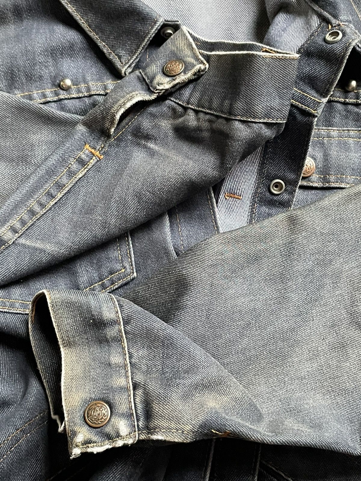 Vintage Vintage 70’s Unknown Selvedge Denim Jacket Size US M / EU 48-50 / 2 - 10 Thumbnail