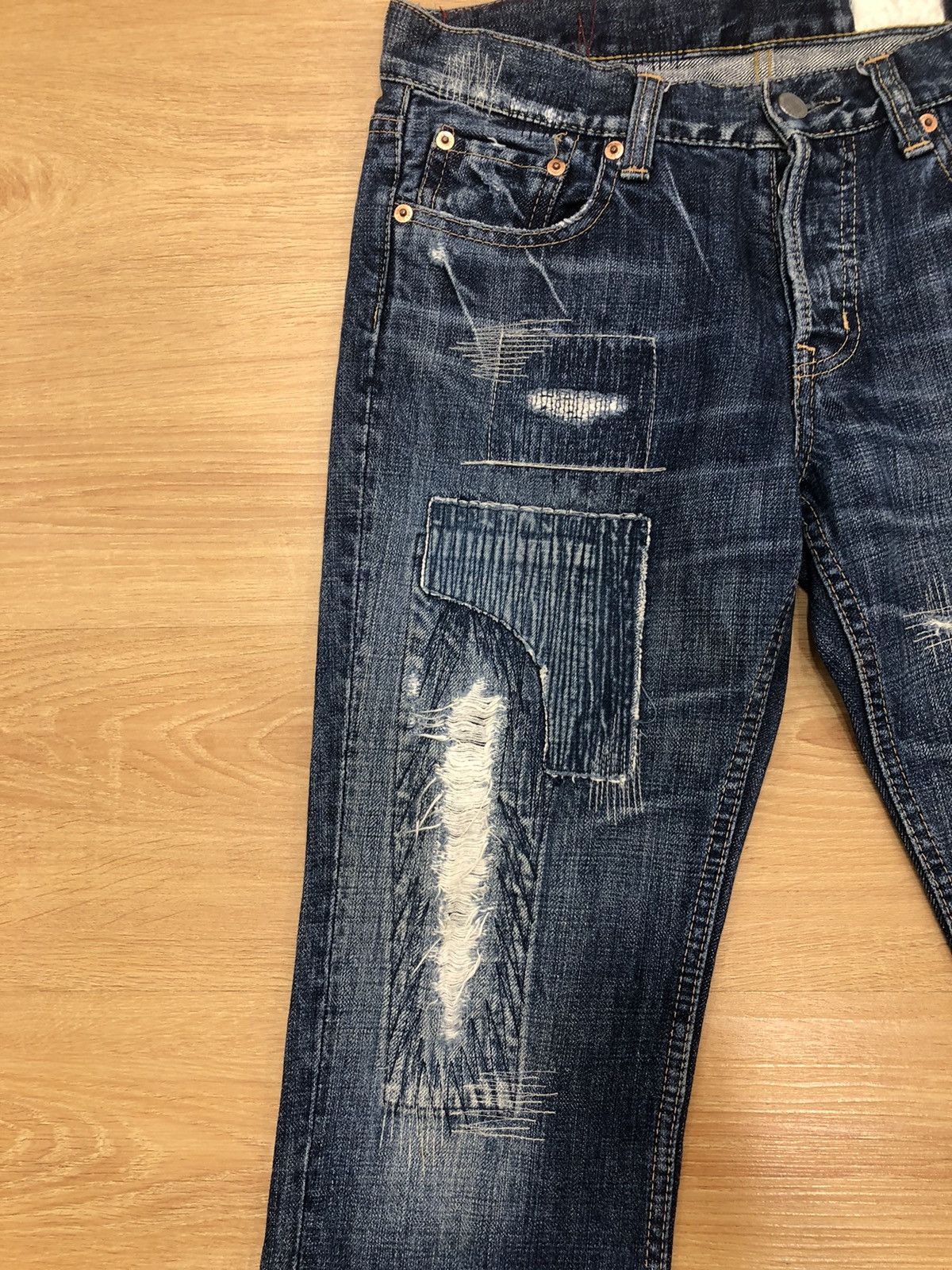 Japanese Brand antgauge distressed jeans ripped jeans Patchwork Denim Size US 30 / EU 46 - 3 Thumbnail