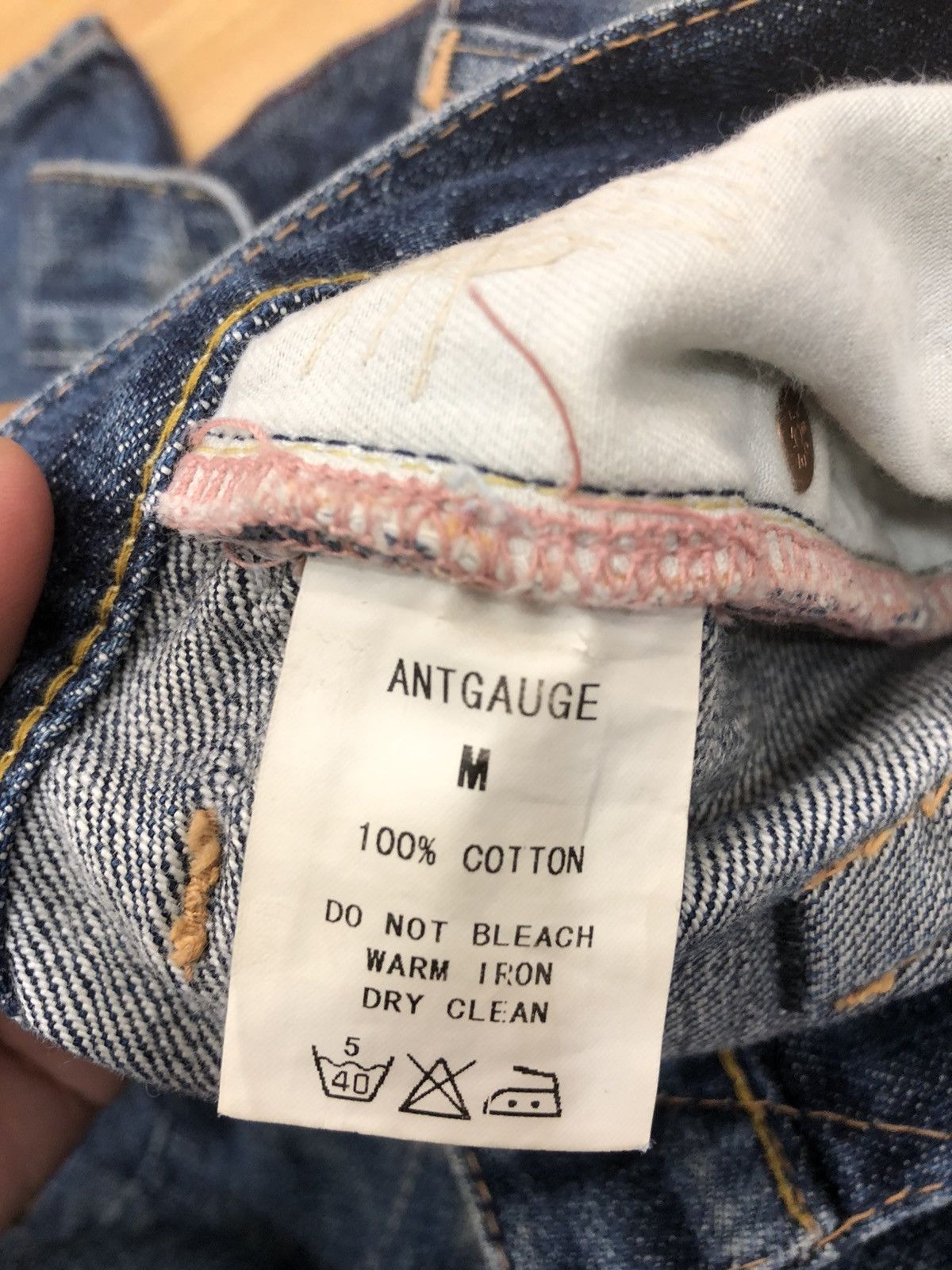 Japanese Brand antgauge distressed jeans ripped jeans Patchwork Denim Size US 30 / EU 46 - 12 Thumbnail