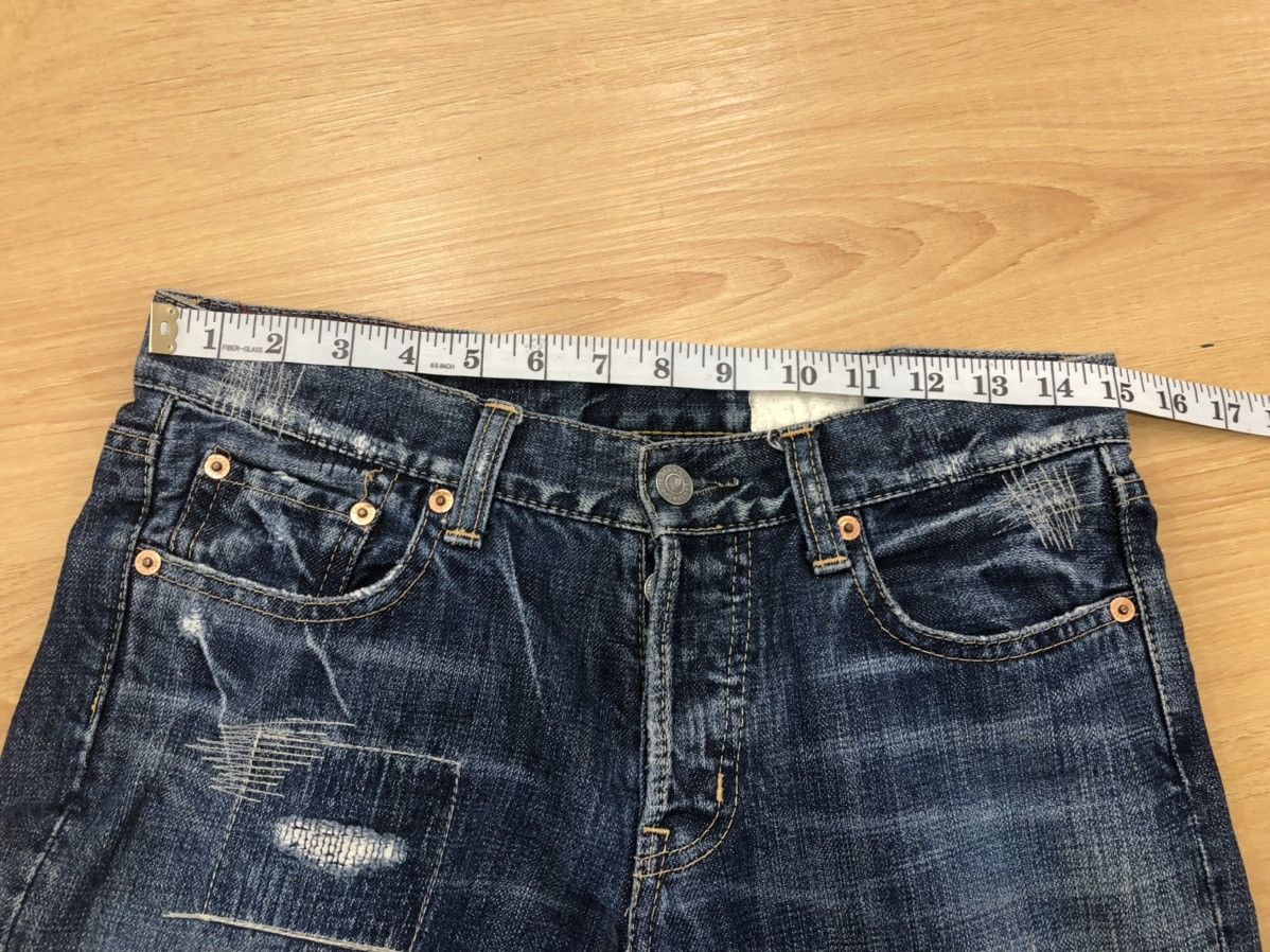 Japanese Brand antgauge distressed jeans ripped jeans Patchwork Denim Size US 30 / EU 46 - 14 Thumbnail