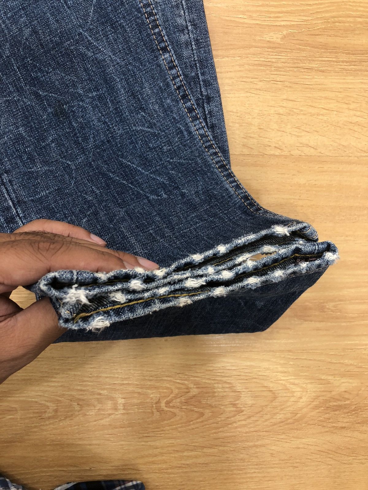 Japanese Brand antgauge distressed jeans ripped jeans Patchwork Denim Size US 30 / EU 46 - 8 Thumbnail
