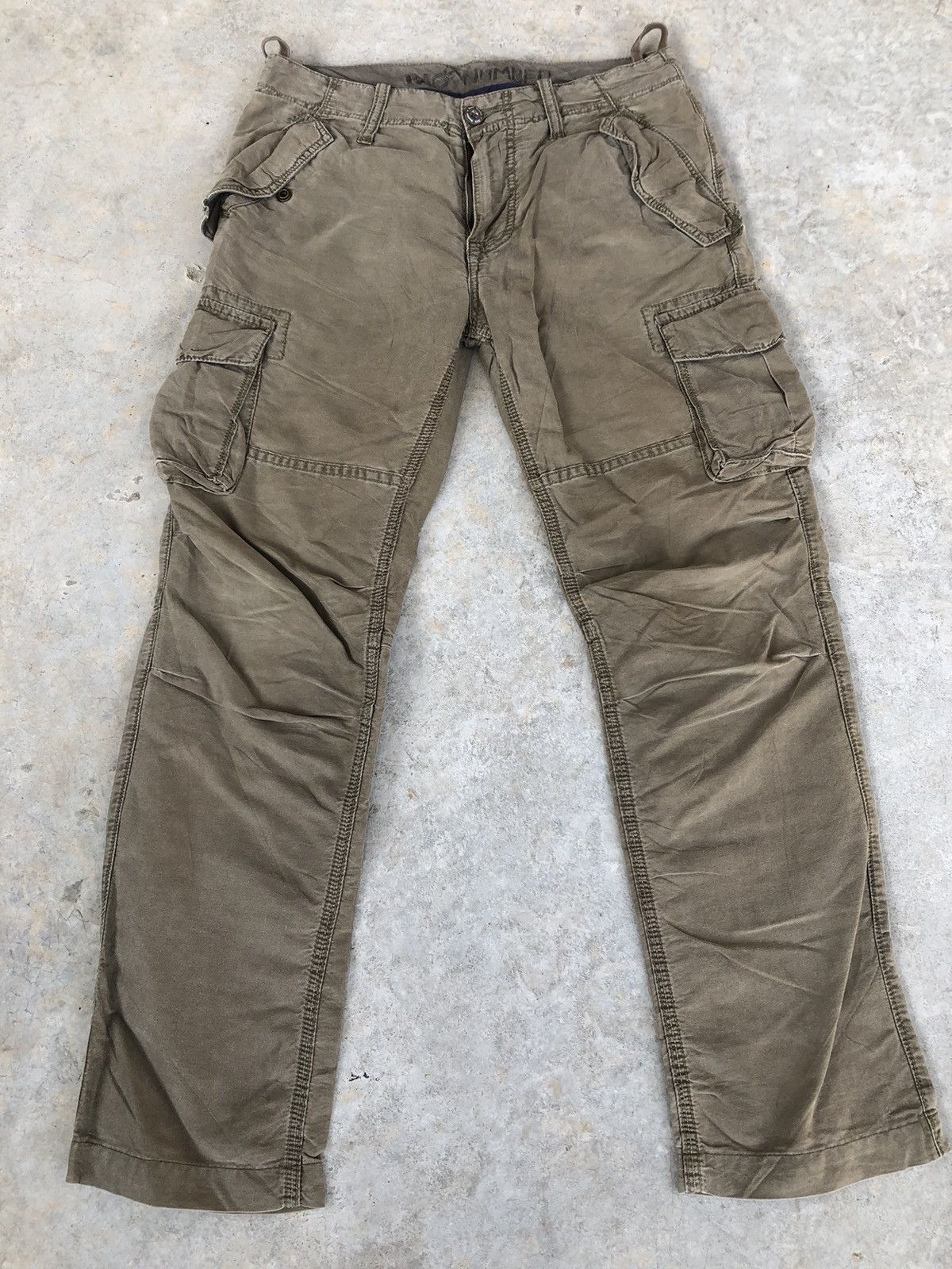 image of Seditionaries Back Number Cargo Pants Tactical in Pickle, Men's (Size 30)