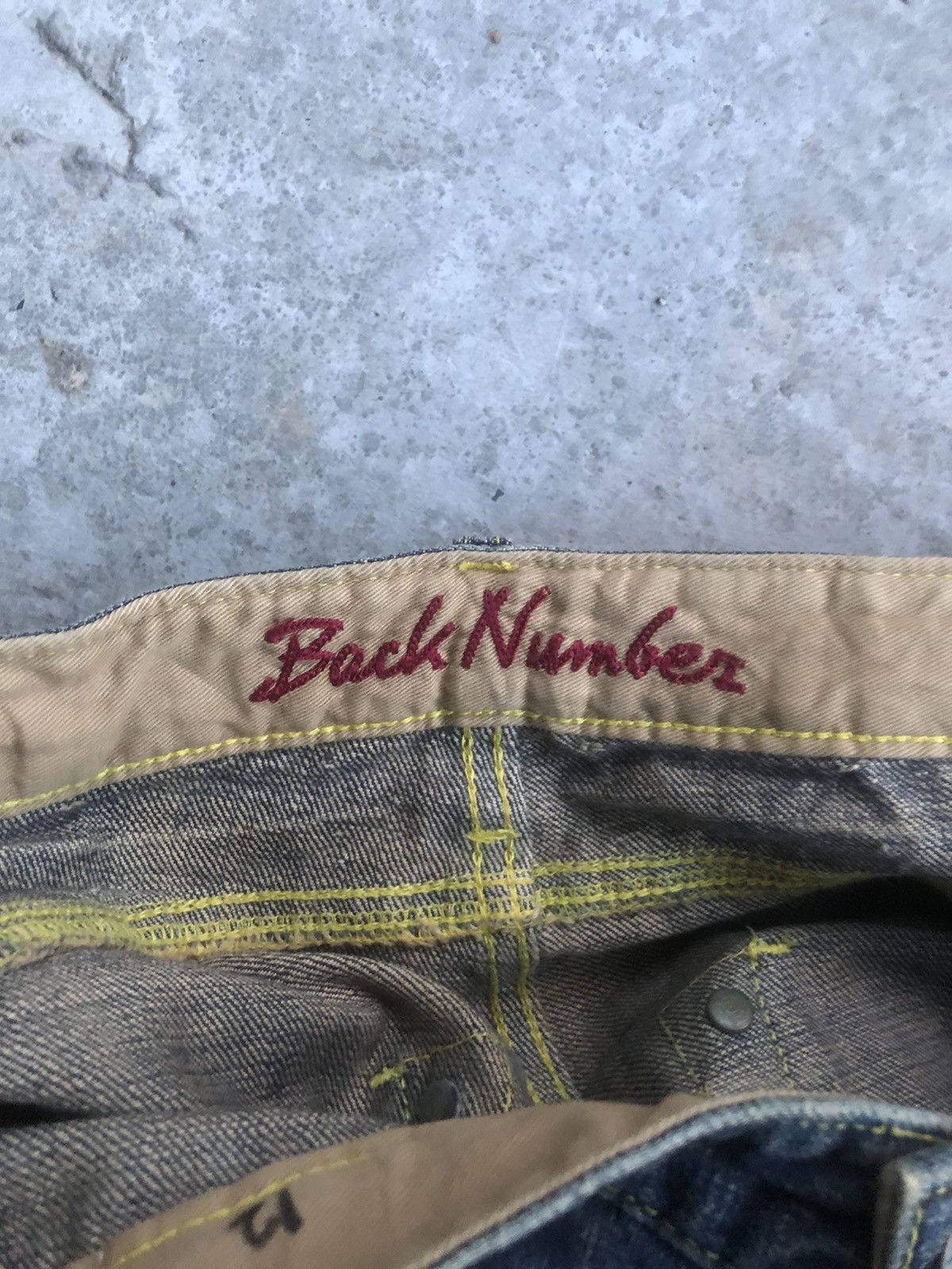 If Six Was Nine Japanese Back number Flared Jeans Distressed Denim Size US 32 / EU 48 - 17 Thumbnail