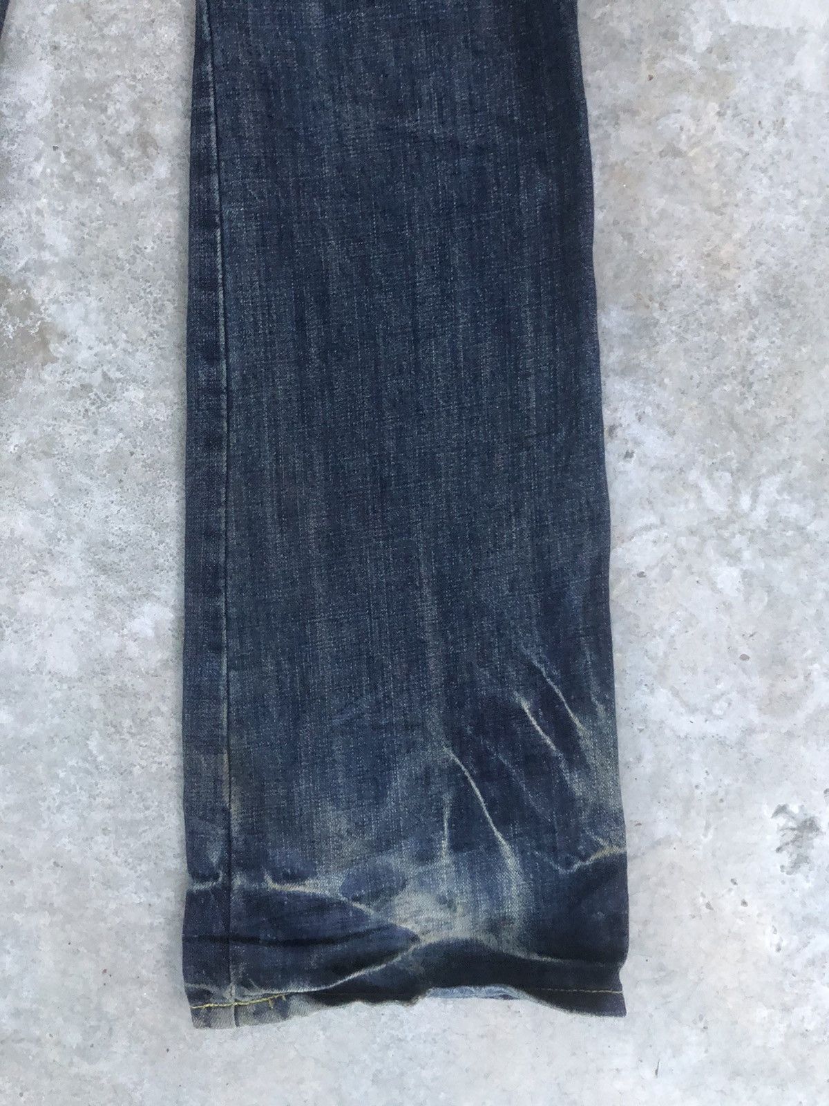 If Six Was Nine Japanese Back number Flared Jeans Distressed Denim Size US 32 / EU 48 - 12 Thumbnail