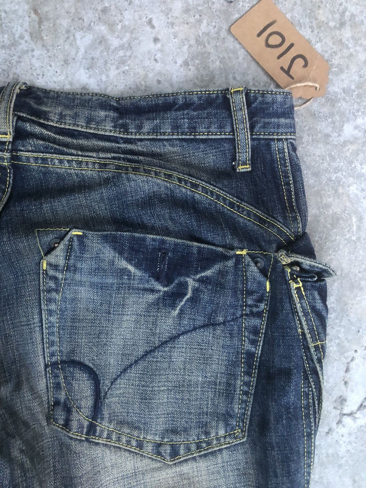 If Six Was Nine Japanese Back number Flared Jeans Distressed Denim Size US 32 / EU 48 - 15 Thumbnail