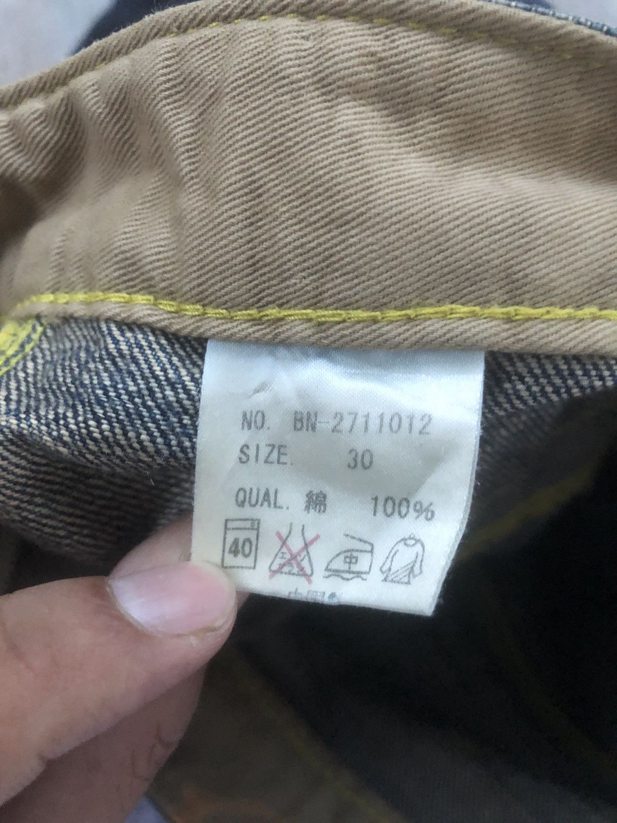 If Six Was Nine Japanese Back number Flared Jeans Distressed Denim Size US 32 / EU 48 - 19 Thumbnail