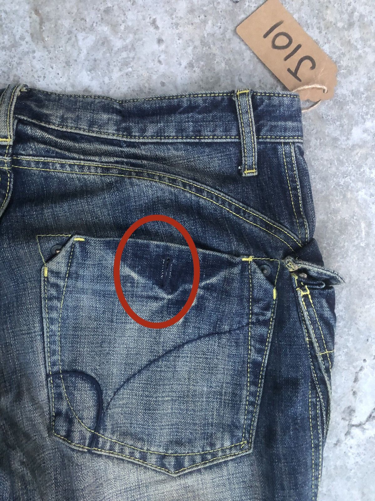 If Six Was Nine Japanese Back number Flared Jeans Distressed Denim Size US 32 / EU 48 - 20 Thumbnail