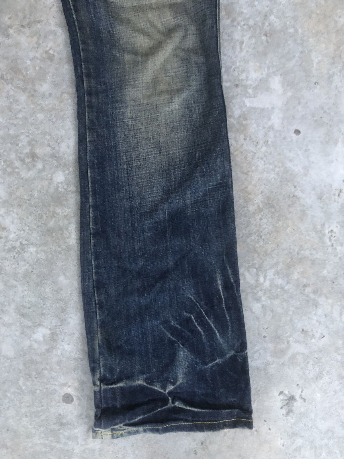 If Six Was Nine Japanese Back number Flared Jeans Distressed Denim Size US 32 / EU 48 - 7 Thumbnail