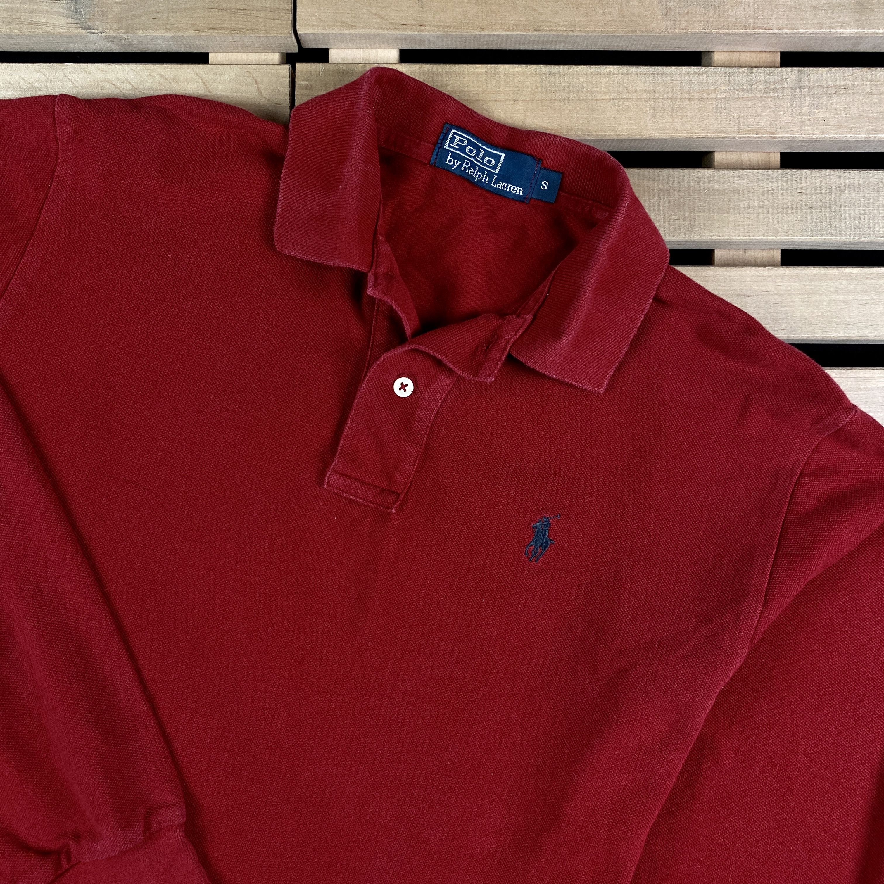 Polo Ralph Lauren × Ralph Lauren Mens Polo Ralph Lauren Vintage Long Sleeve Size S Size US S / EU 44-46 / 1 - 2 Thumbnail