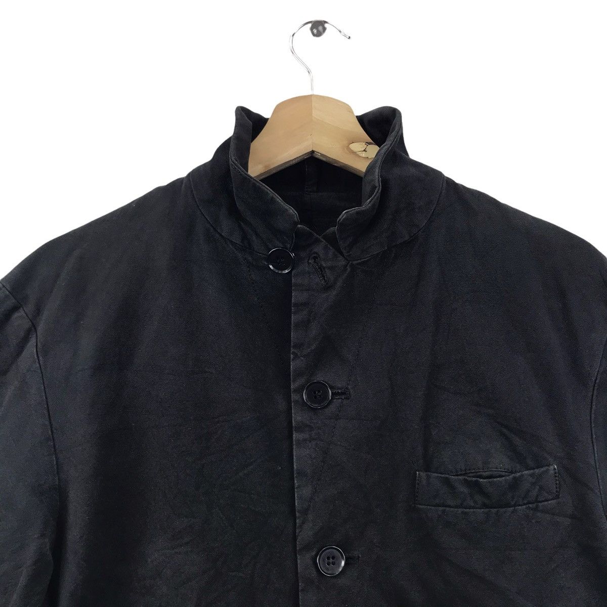 AMERICAN RAG CIE Black Duffle Coat Parka Jacket