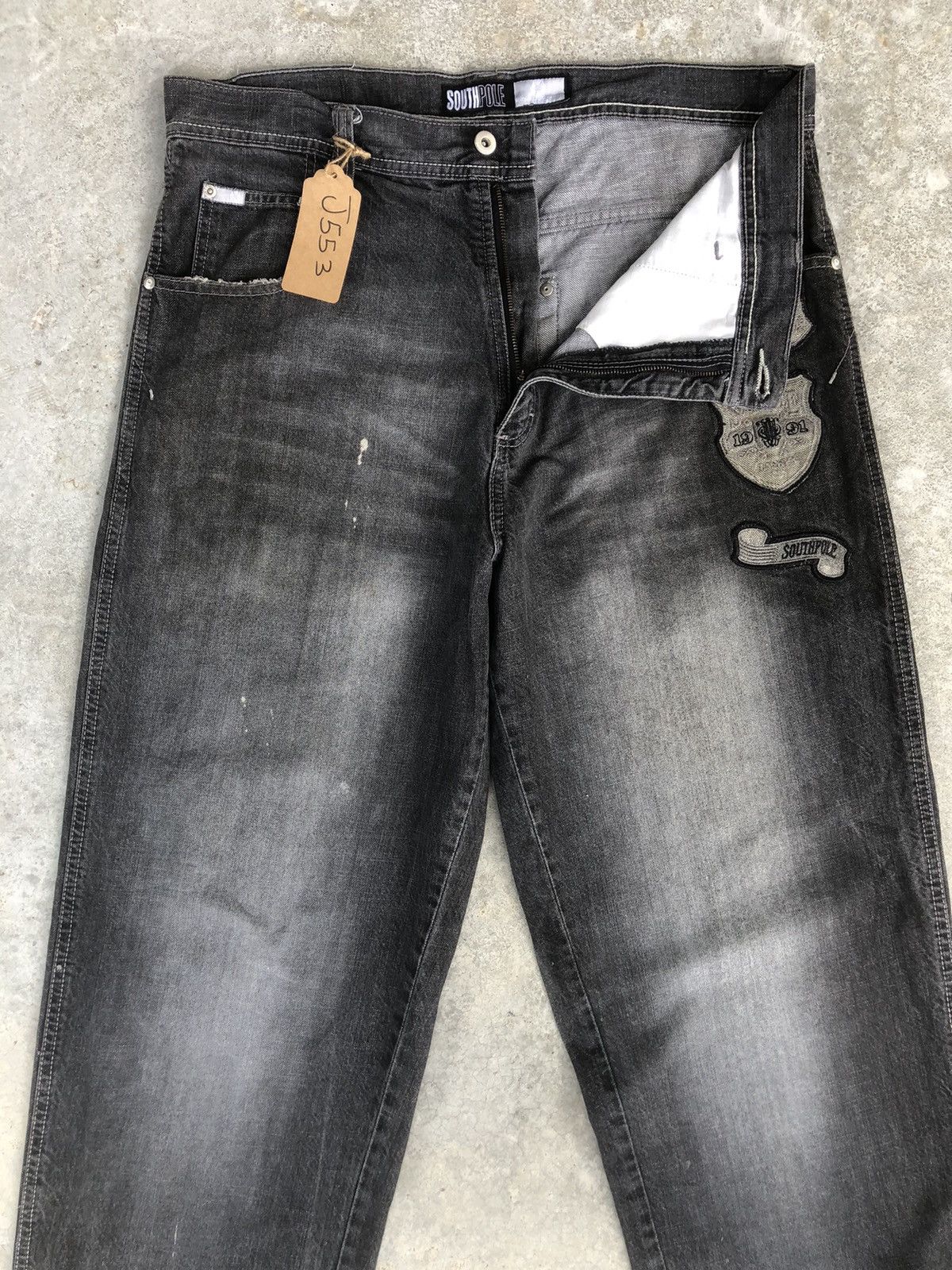Southpole Vintage Southpole Embroidered Jeans Distressed Jeans Size US 36 / EU 52 - 3 Thumbnail