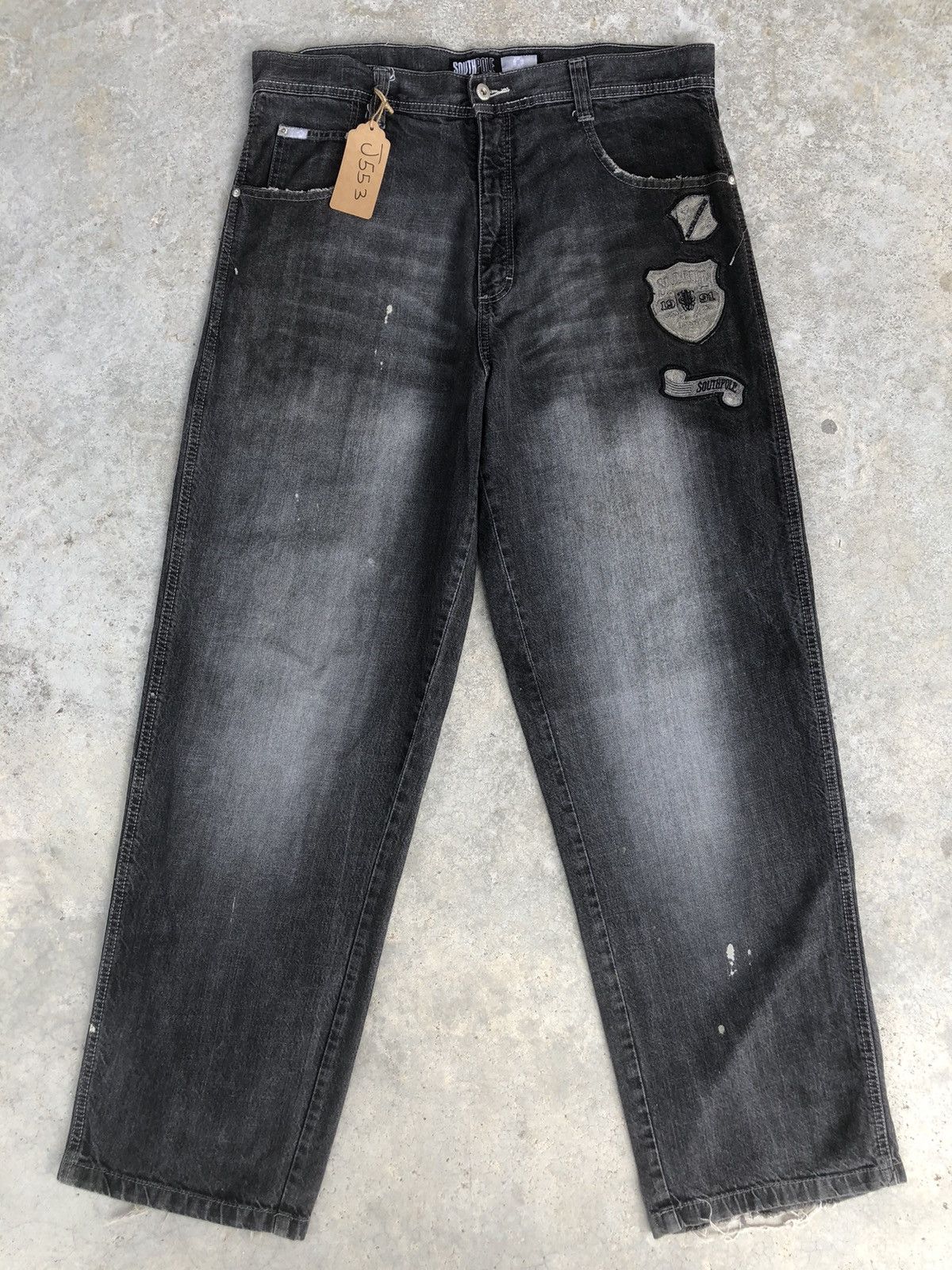 Southpole Vintage Southpole Embroidered Jeans Distressed Jeans Size US 36 / EU 52 - 1 Thumbnail