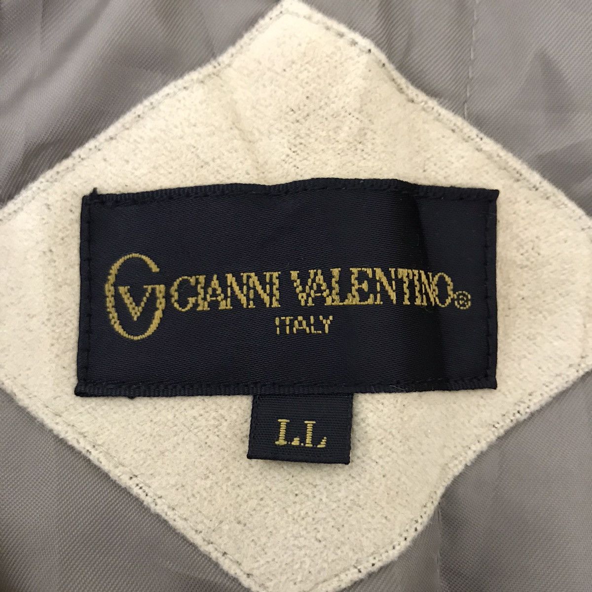 Vintage GIANNI VALENTINO Italian Designer Blazer Coat Jacket Size US L / EU 52-54 / 3 - 4 Thumbnail