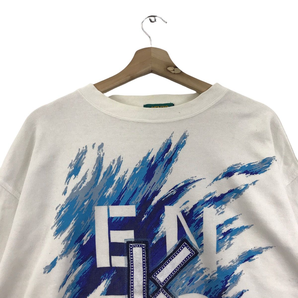 Kenzo Vintage KENZO GOLF Paris French Designer White Sweatshirt Size US L / EU 52-54 / 3 - 2 Thumbnail