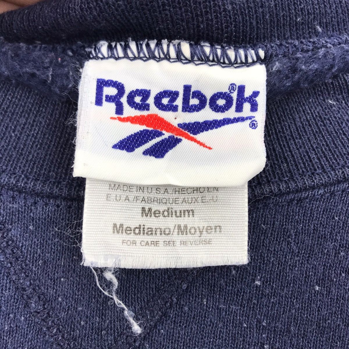 Reebok Vintage 90s REEBOK Big Print Sportswear Sport Sweatshirt Size US M / EU 48-50 / 2 - 3 Thumbnail