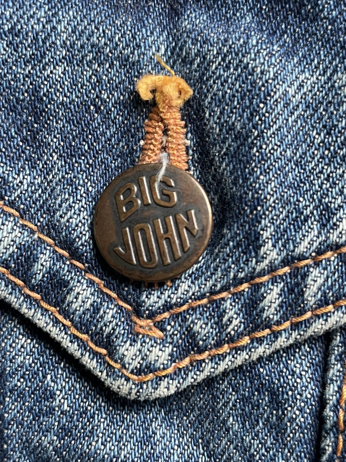 Big John × Vintage Vintage Big John Denim Jacket Size US M / EU 48-50 / 2 - 14 Thumbnail
