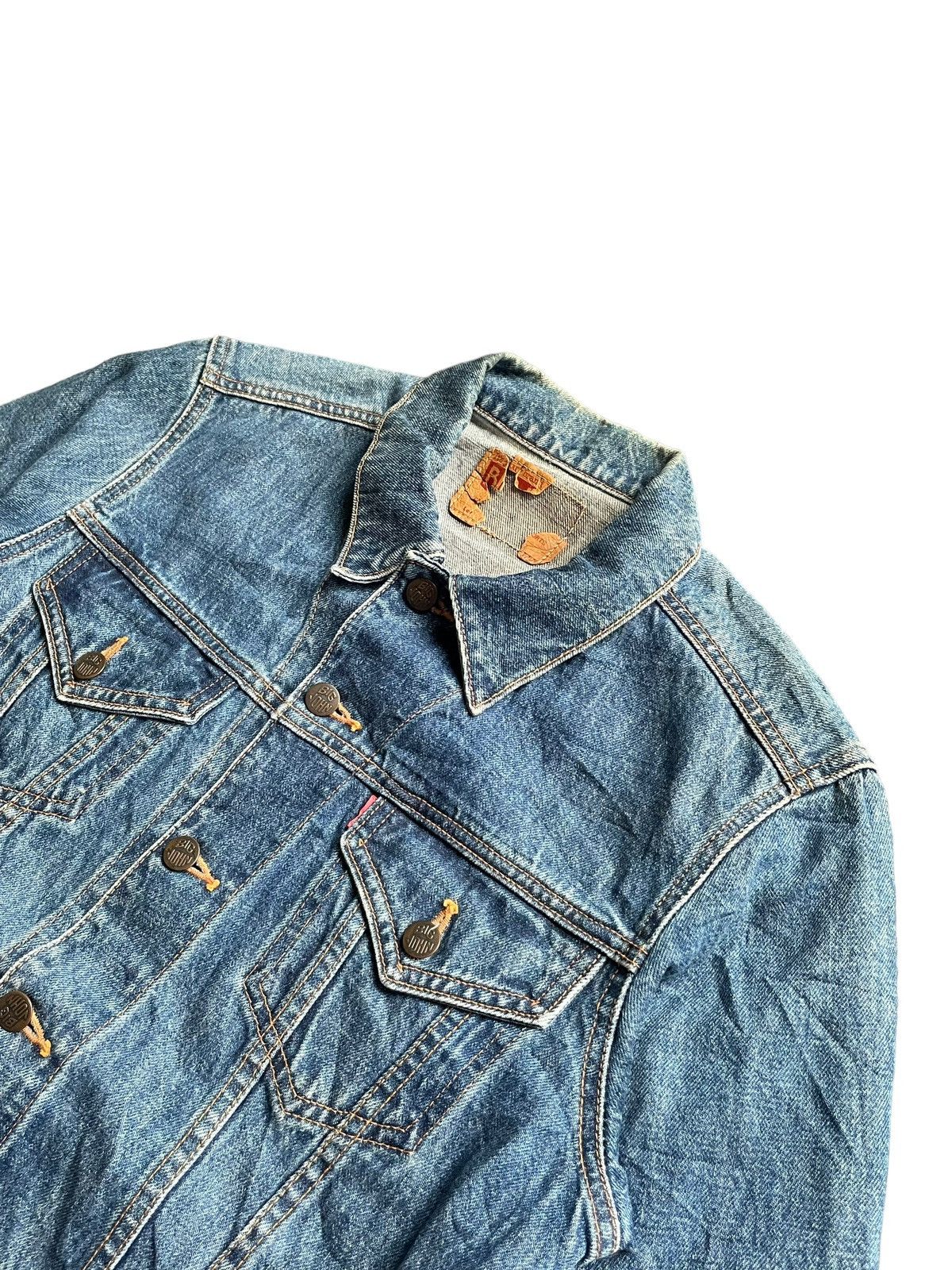 Big John × Vintage Vintage Big John Denim Jacket Size US M / EU 48-50 / 2 - 2 Thumbnail