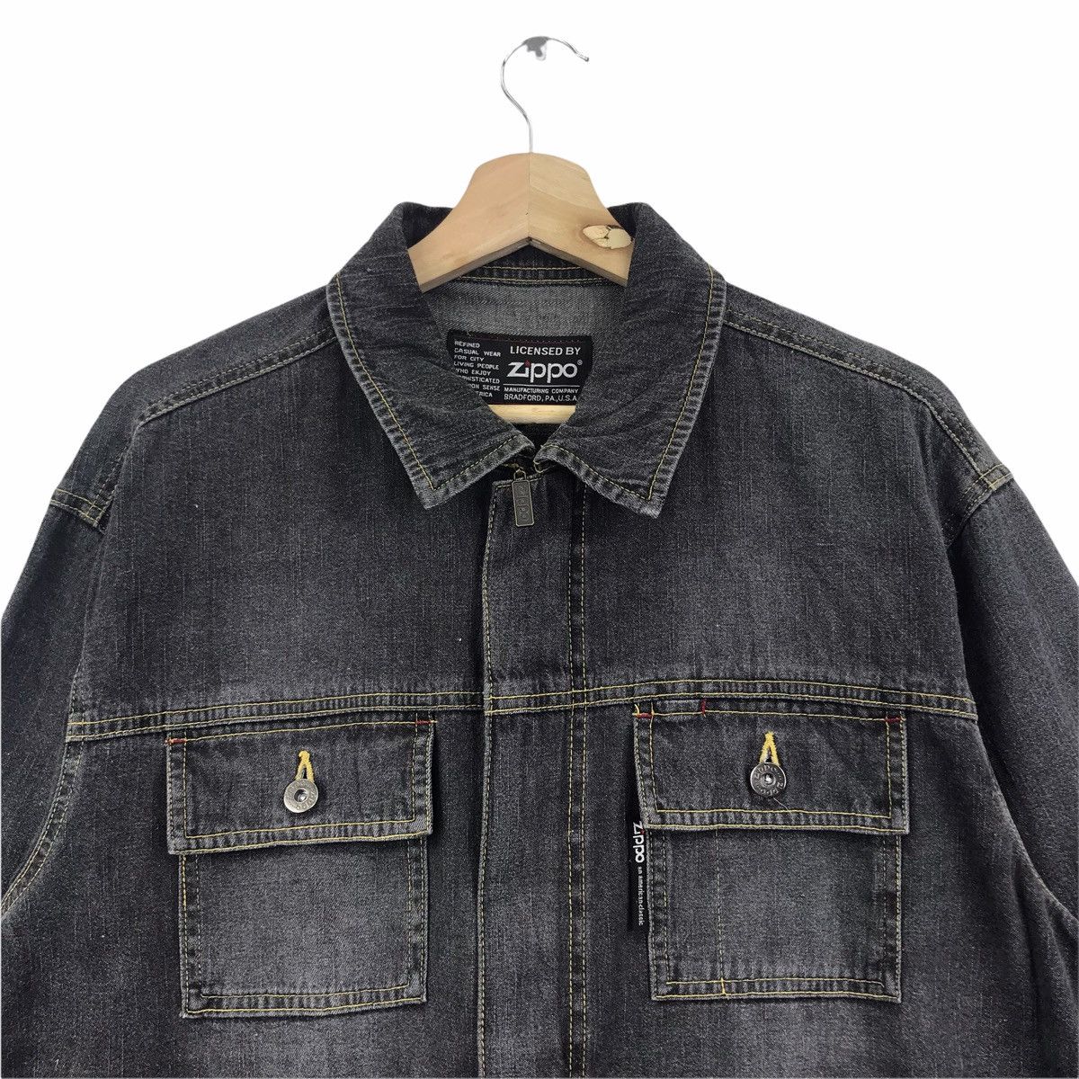 Zippo ZIPPO USA Japanese Brand Core Work Wear Jeans Jacket Size US L / EU 52-54 / 3 - 2 Thumbnail