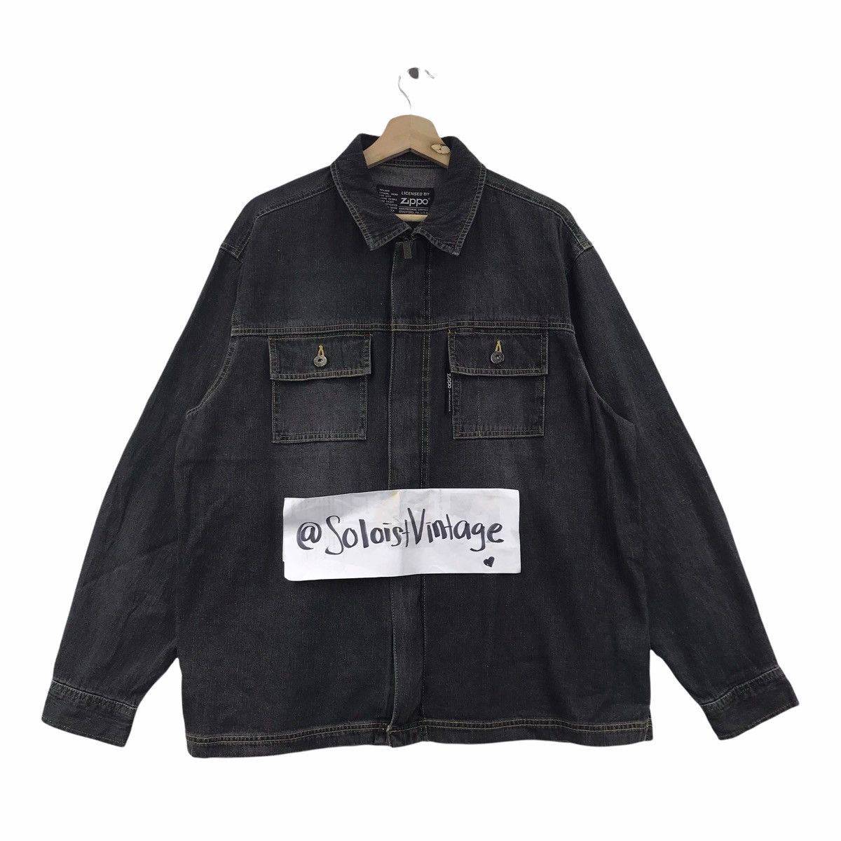 Zippo ZIPPO USA Japanese Brand Core Work Wear Jeans Jacket Size US L / EU 52-54 / 3 - 1 Thumbnail