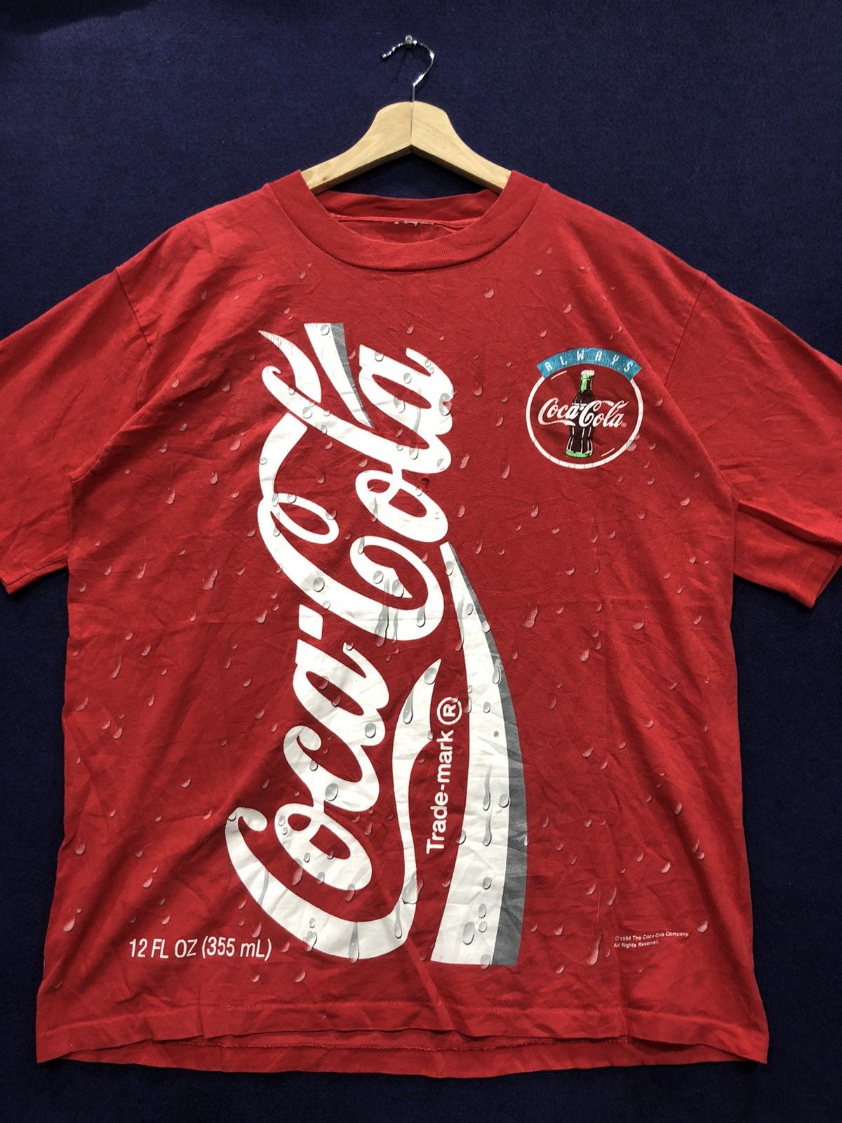 Coca Cola × Vintage OVERPRINT 90s COCA COLA 1994 Size US XL / EU 56 / 4 - 2 Thumbnail