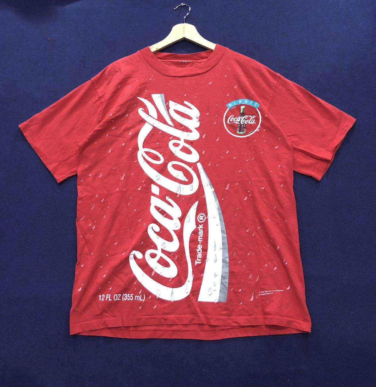 Coca Cola × Vintage OVERPRINT 90s COCA COLA 1994 Size US XL / EU 56 / 4 - 1 Thumbnail