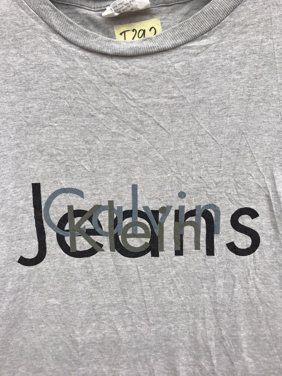 Calvin Klein Vintage CK Calvin Klein Spellout Tees Size US XL / EU 56 / 4 - 4 Thumbnail