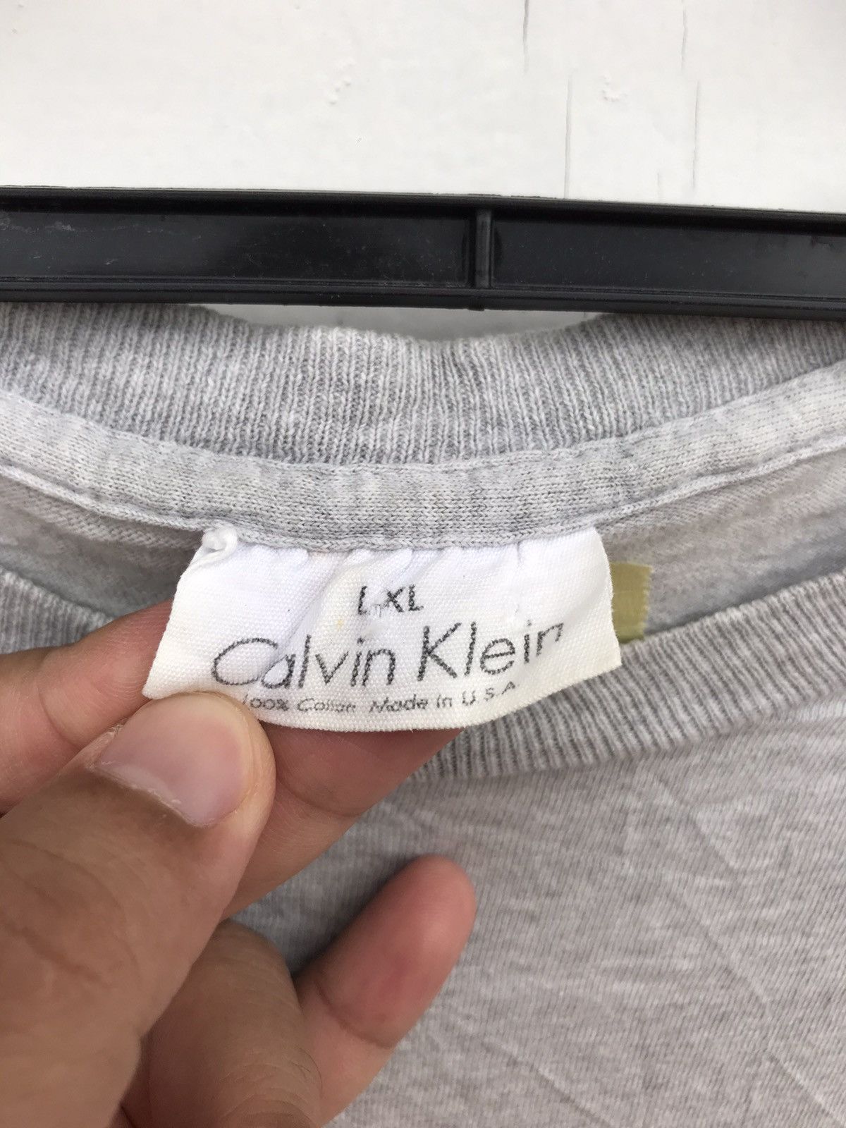 Calvin Klein Vintage CK Calvin Klein Spellout Tees Size US XL / EU 56 / 4 - 3 Thumbnail