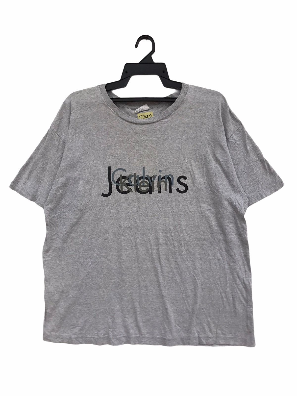 Calvin Klein Vintage CK Calvin Klein Spellout Tees Size US XL / EU 56 / 4 - 1 Thumbnail