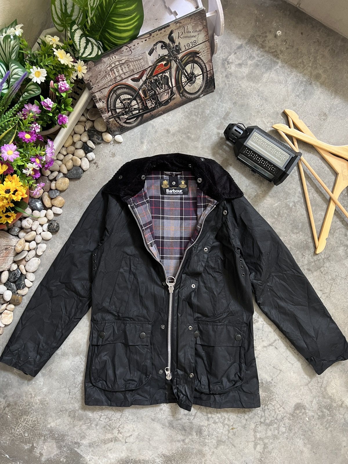 🔥Barbour TOKITO “Spey Fishing” Waxed Utility Jacket