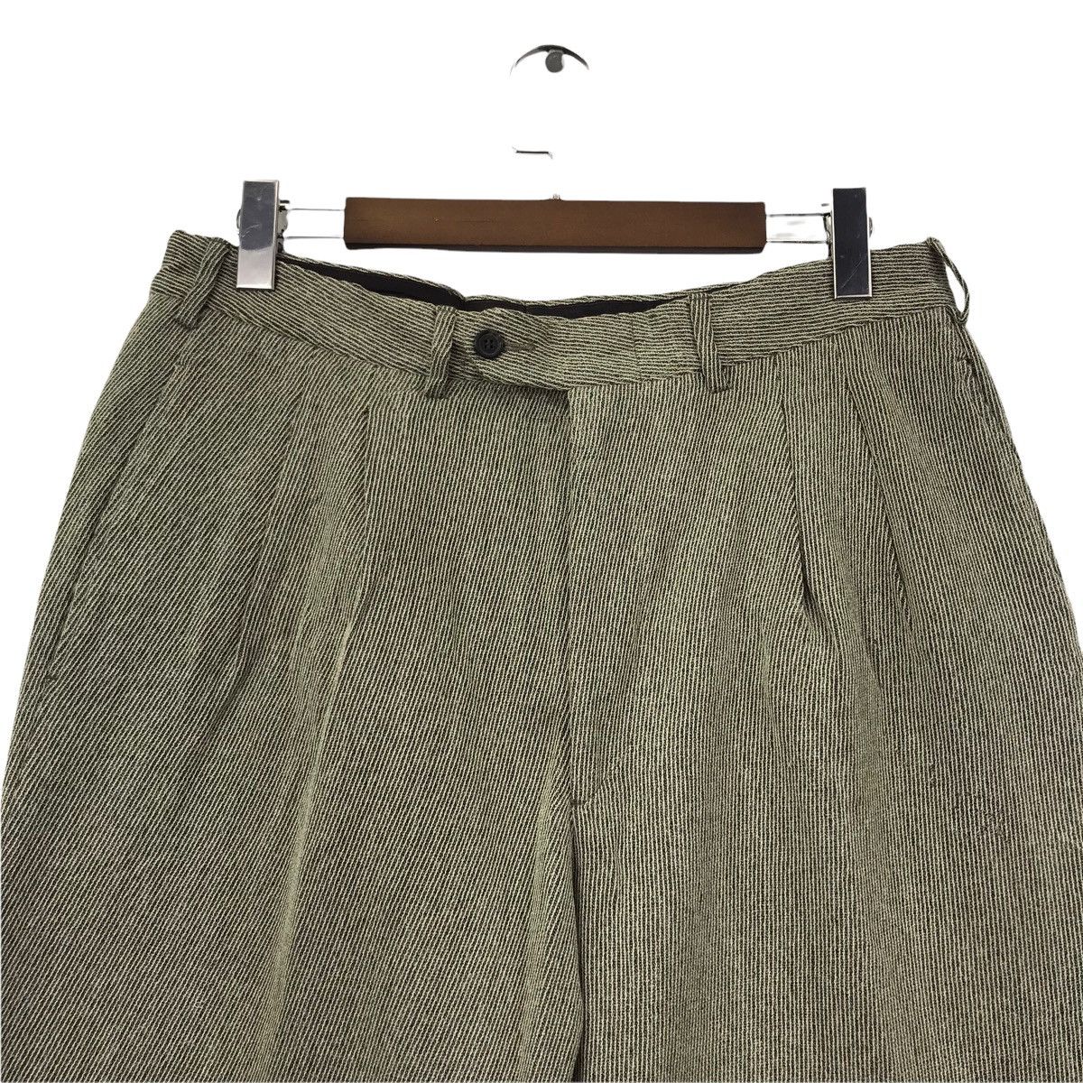 Gianfranco Ferre Vintage GIANFRANCO FERRE ITALY Designer Stripe Wool Trouser Size US 32 / EU 48 - 2 Thumbnail