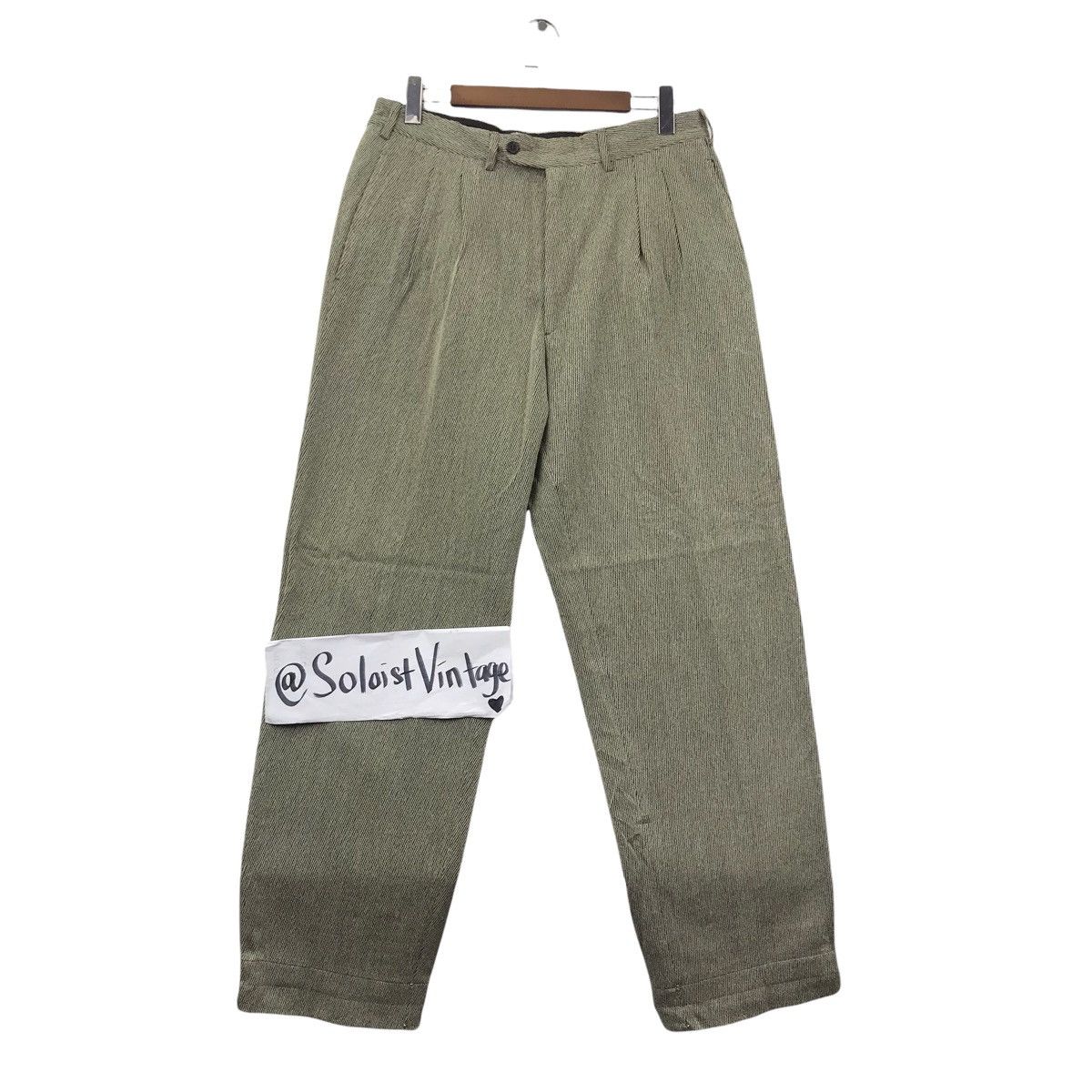 Gianfranco Ferre Vintage GIANFRANCO FERRE ITALY Designer Stripe Wool Trouser Size US 32 / EU 48 - 1 Thumbnail